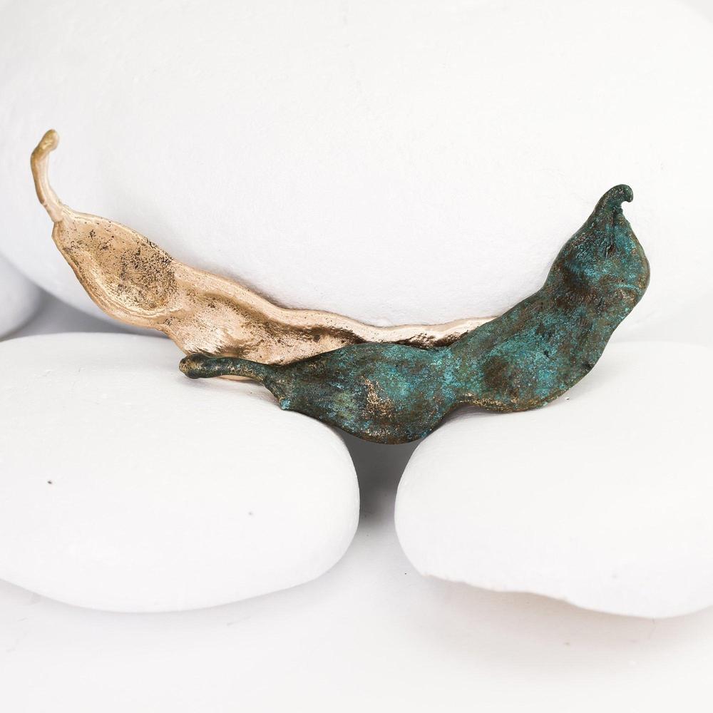 Bronze Mesquite Pod Objet d&