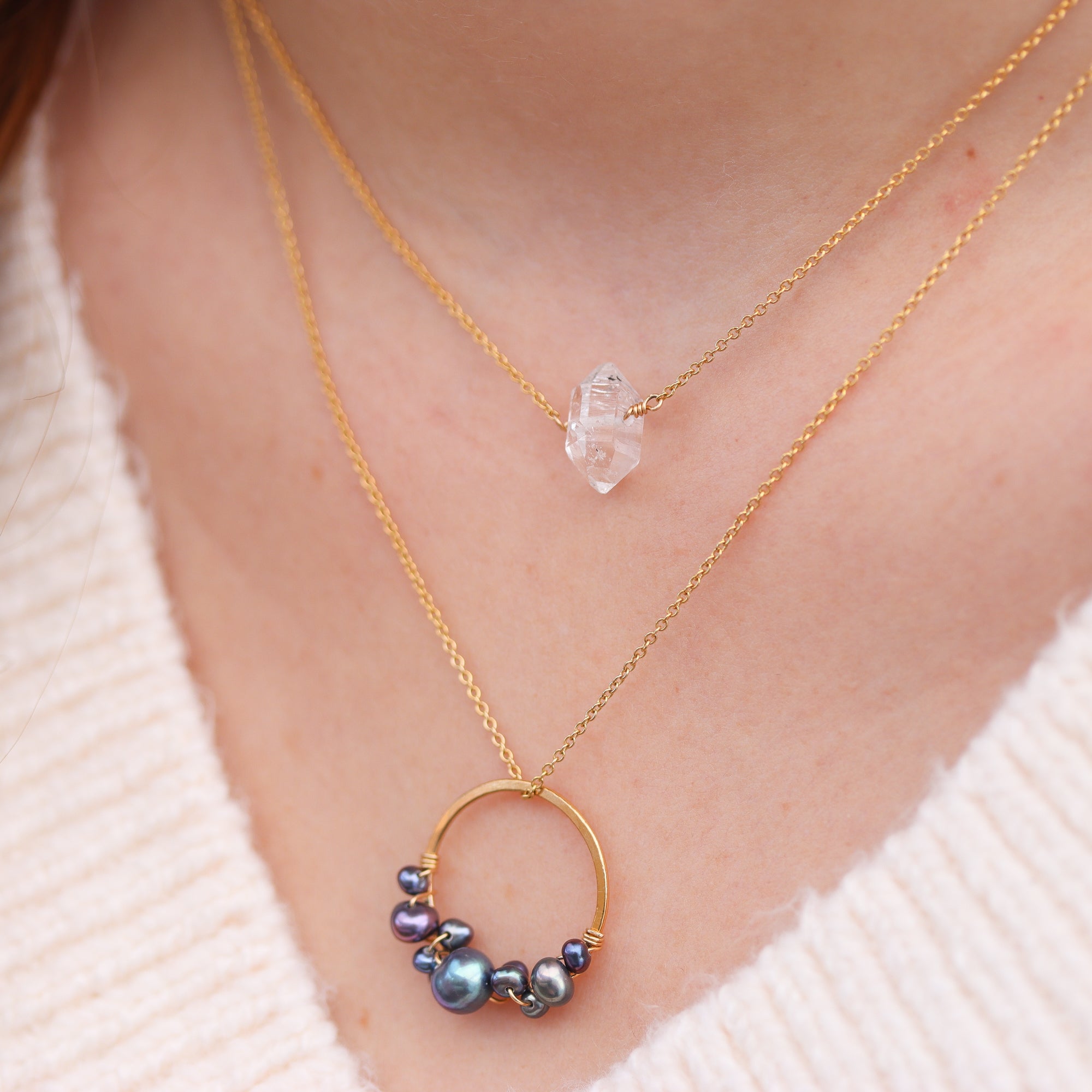 Bubbly Pearl Necklace