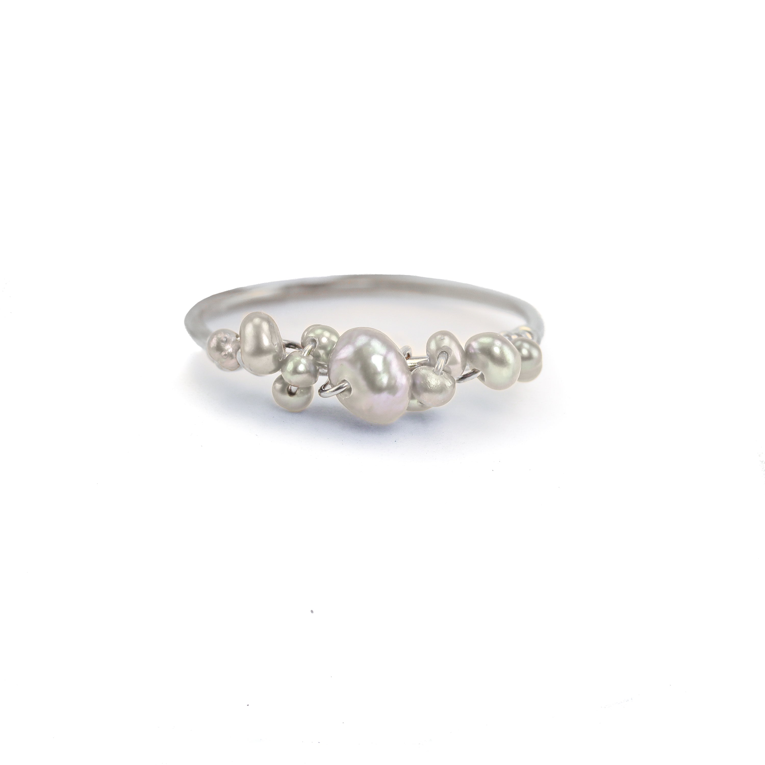 Bubbly Pearl Ring