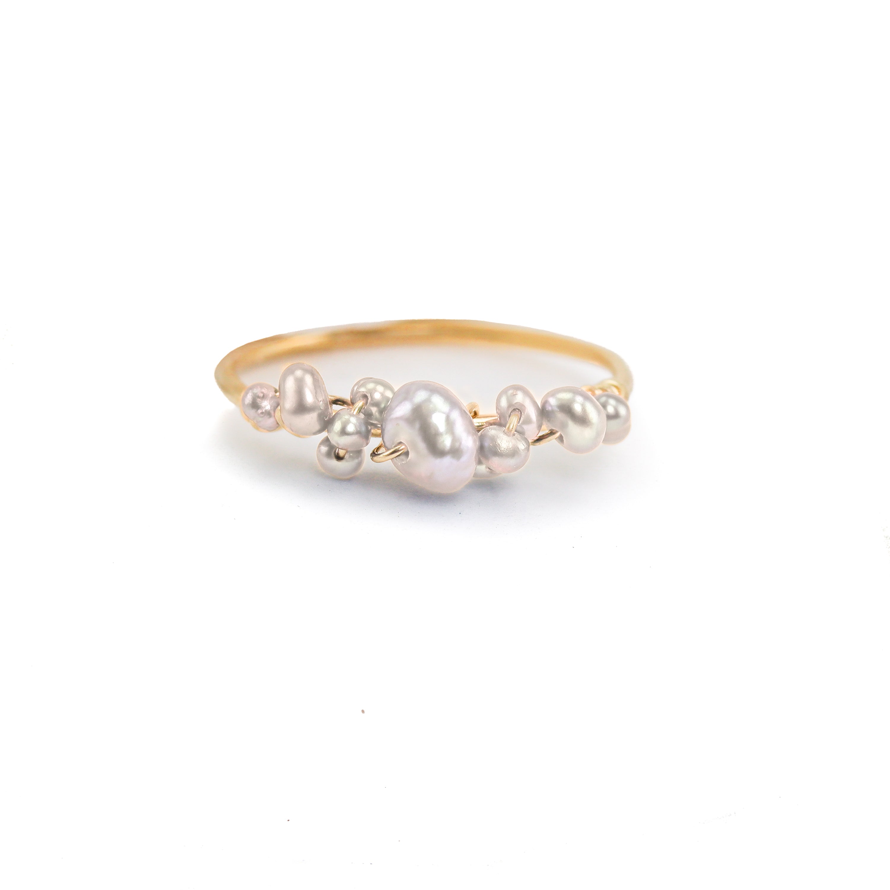 Bubbly Pearl Ring