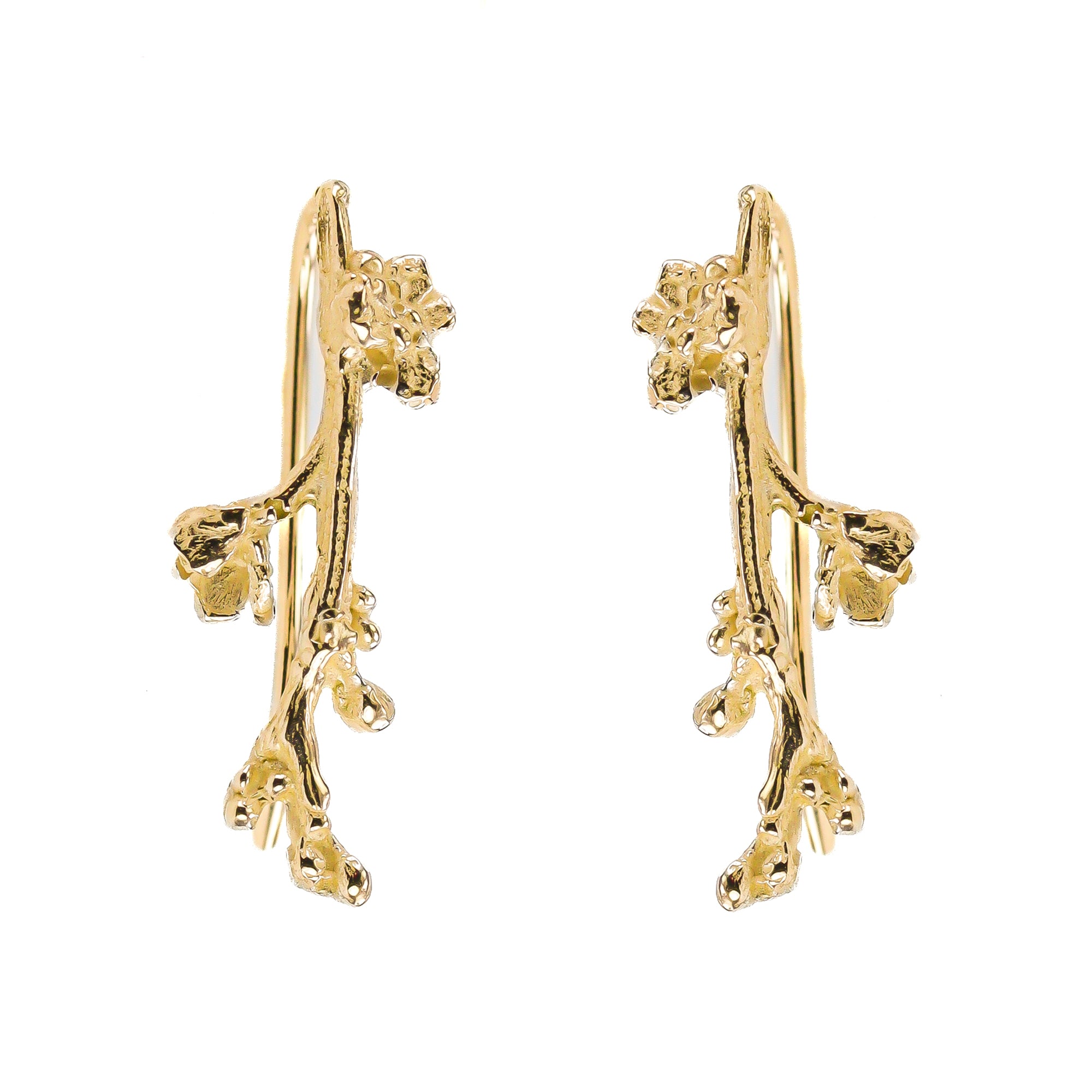 Cherry Blossom Ear Climbers