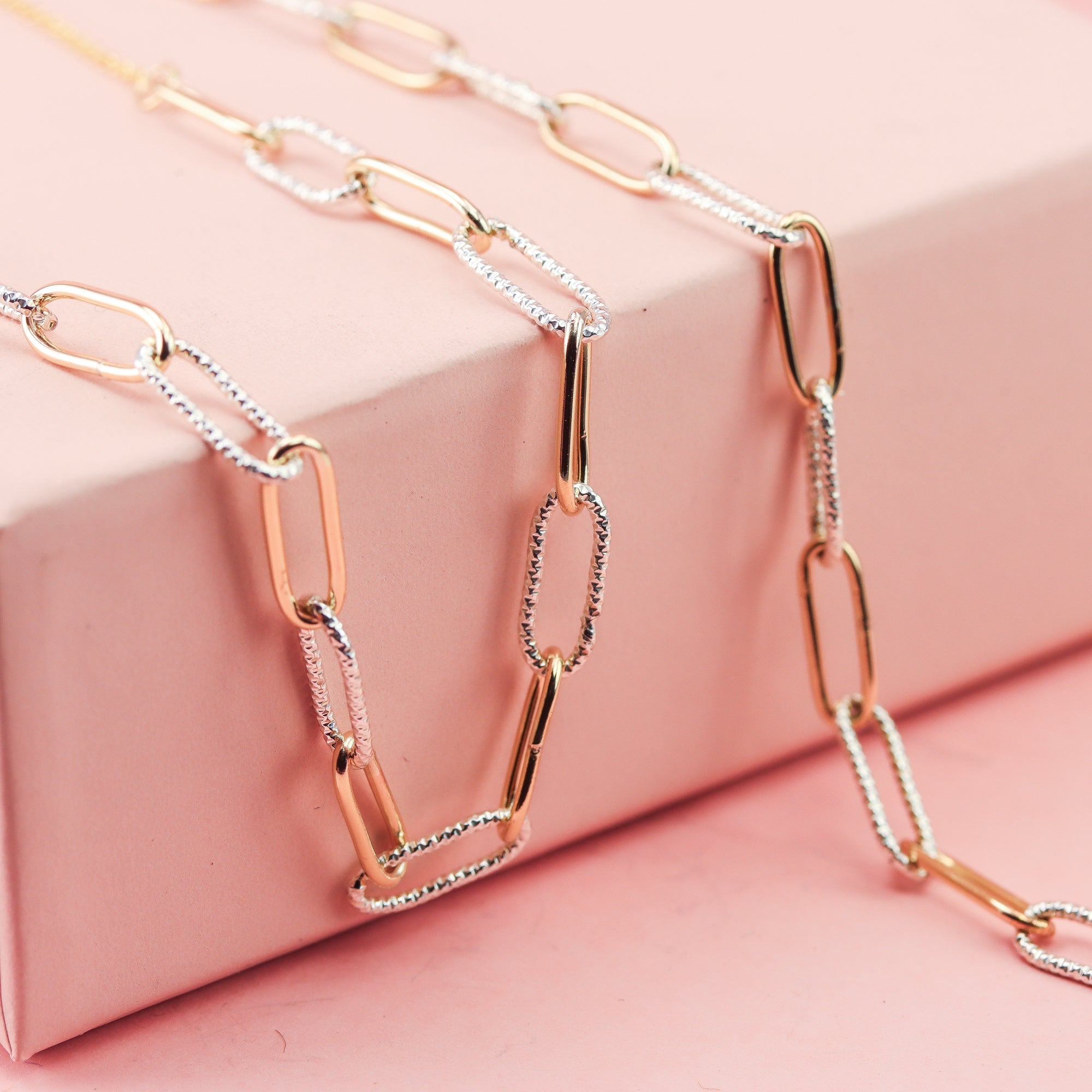 Chunky Paperclip Chain Bracelet in Sterling Silver