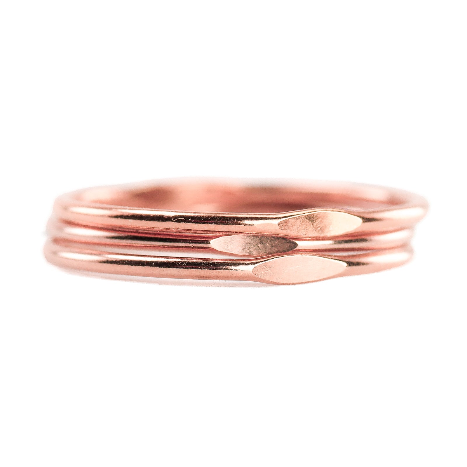 Dimple Stacking Rings