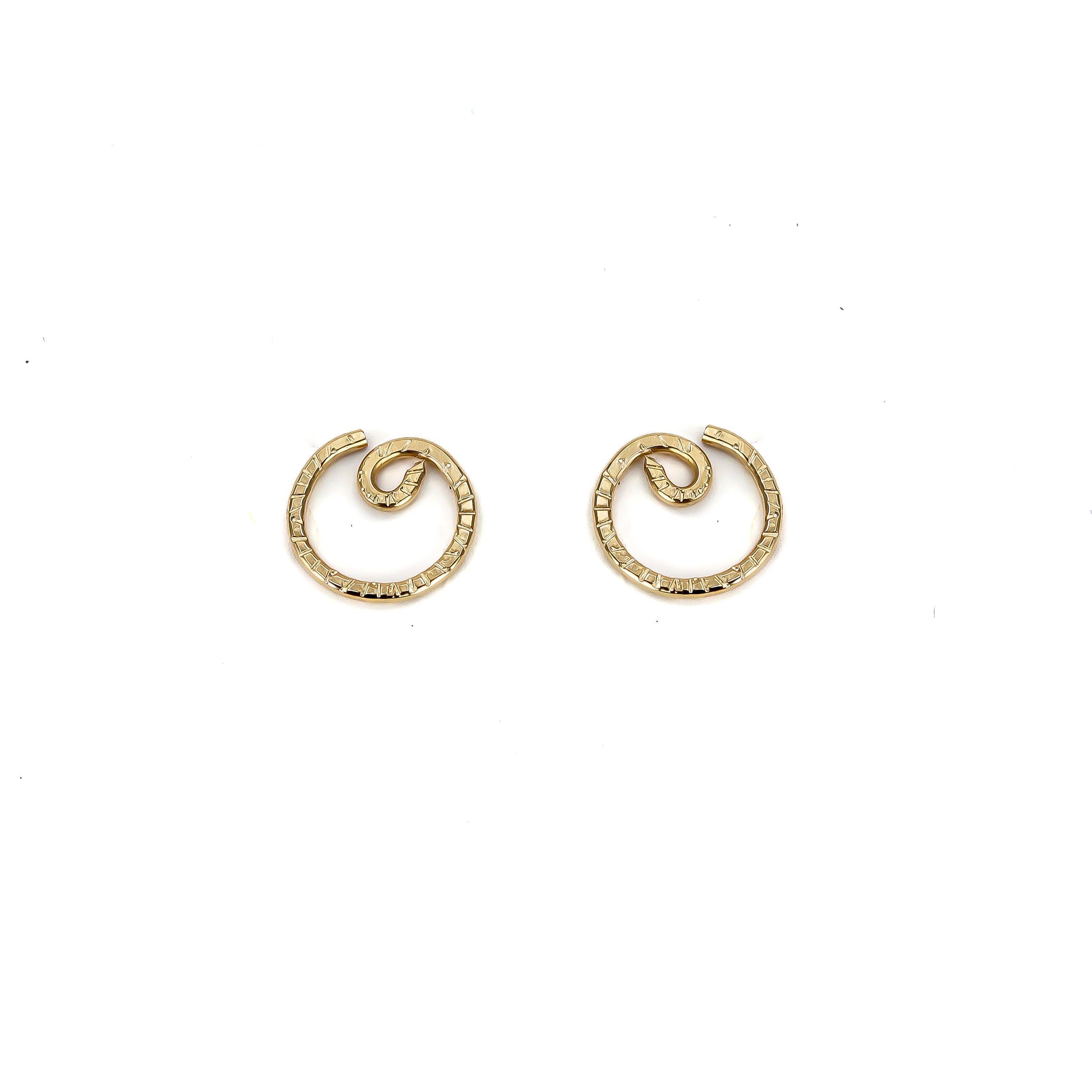 Earring Jackets in Circles and Hearts