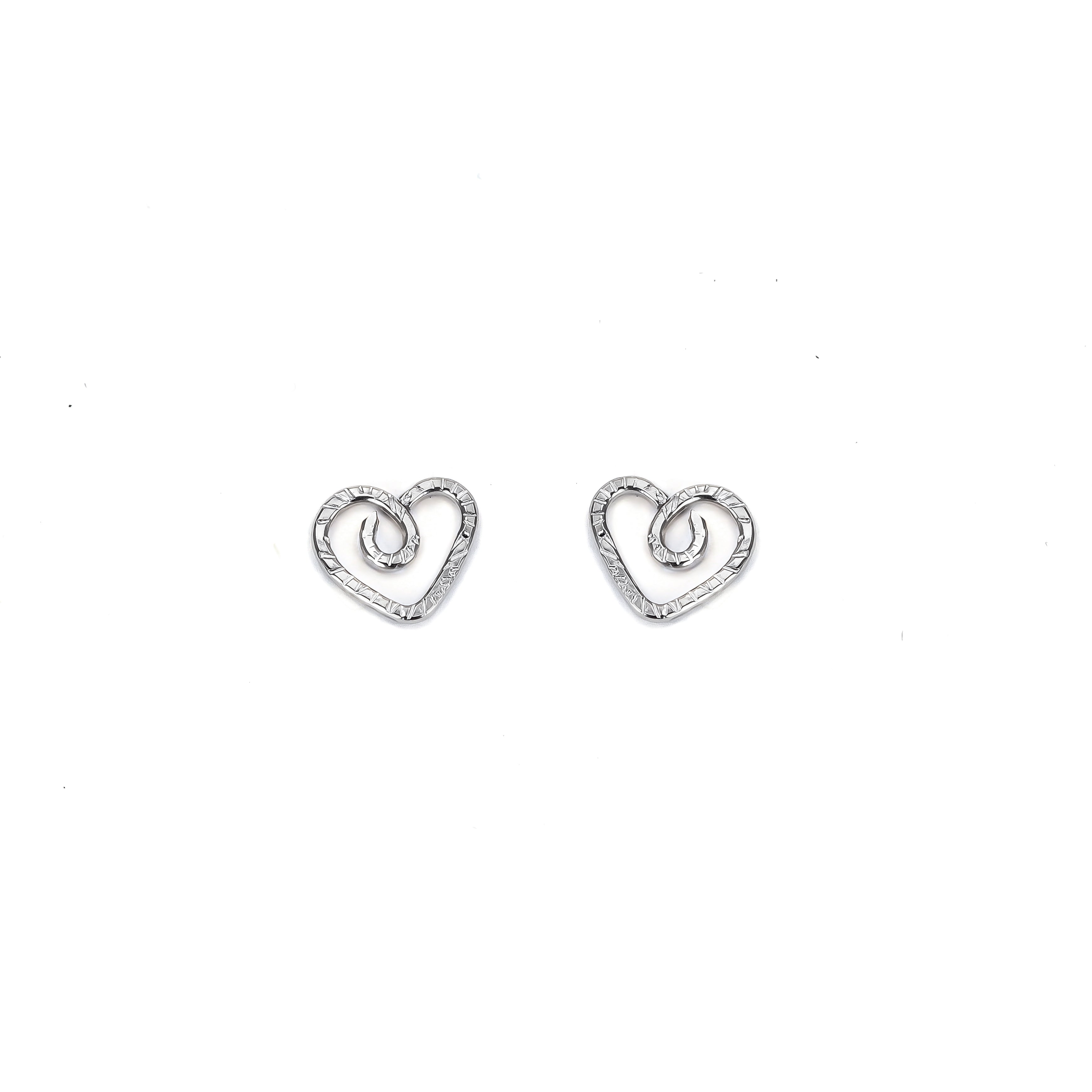 Earring Jackets in Circles and Hearts
