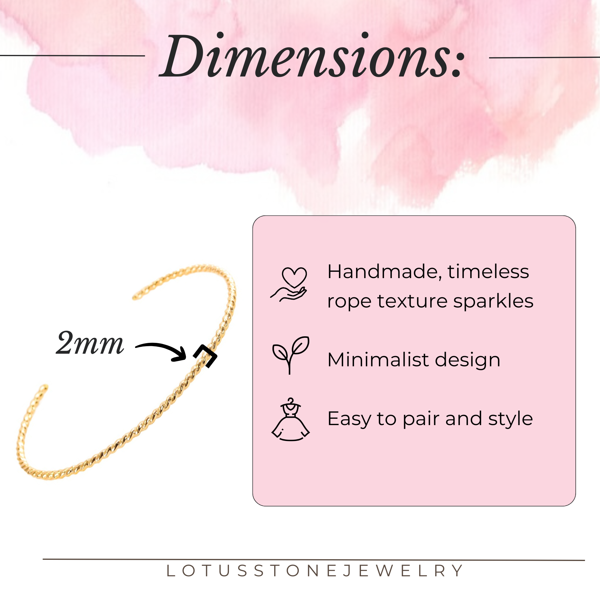 Gold Cuff Set - Matte and Ropes