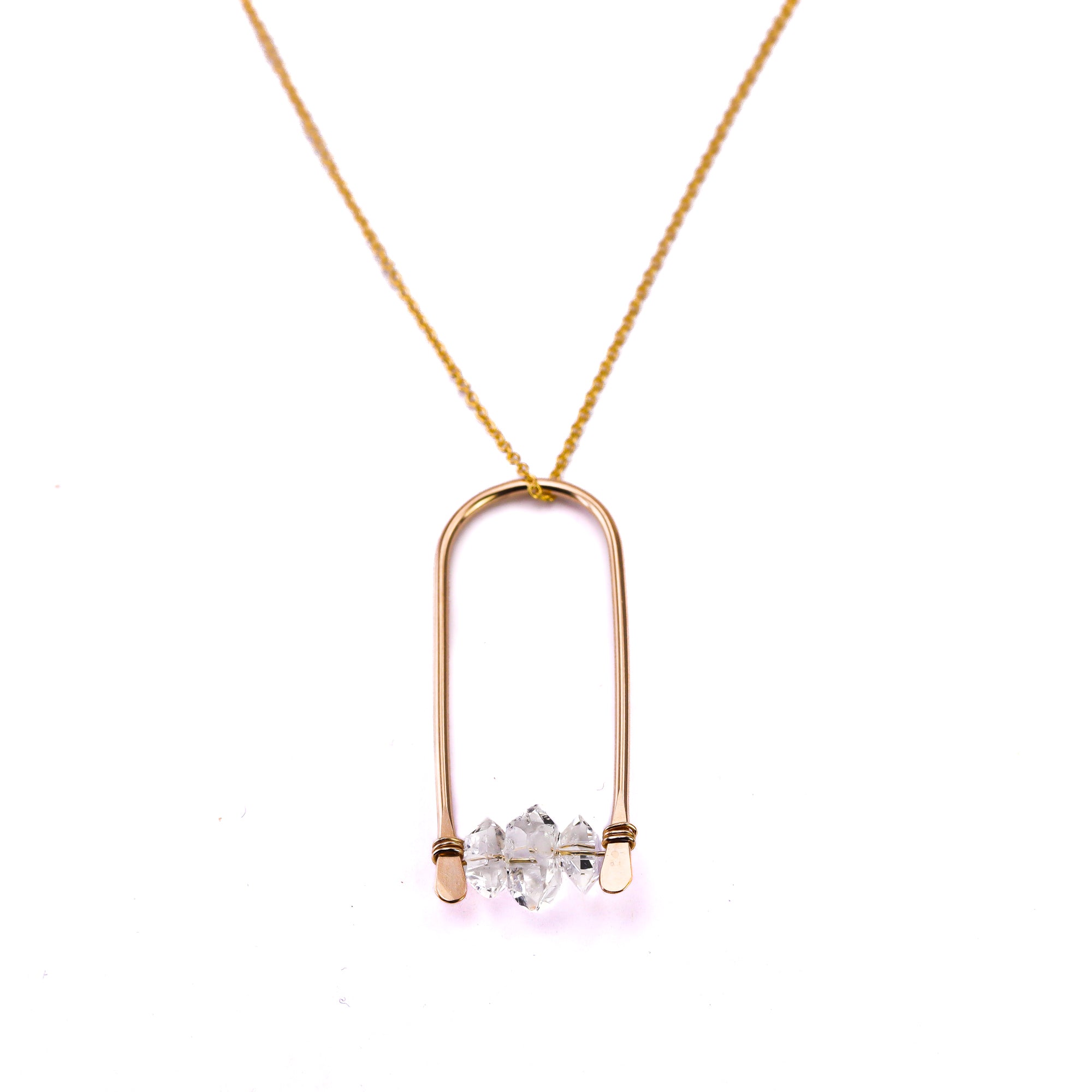 Herkimer Arch Necklace