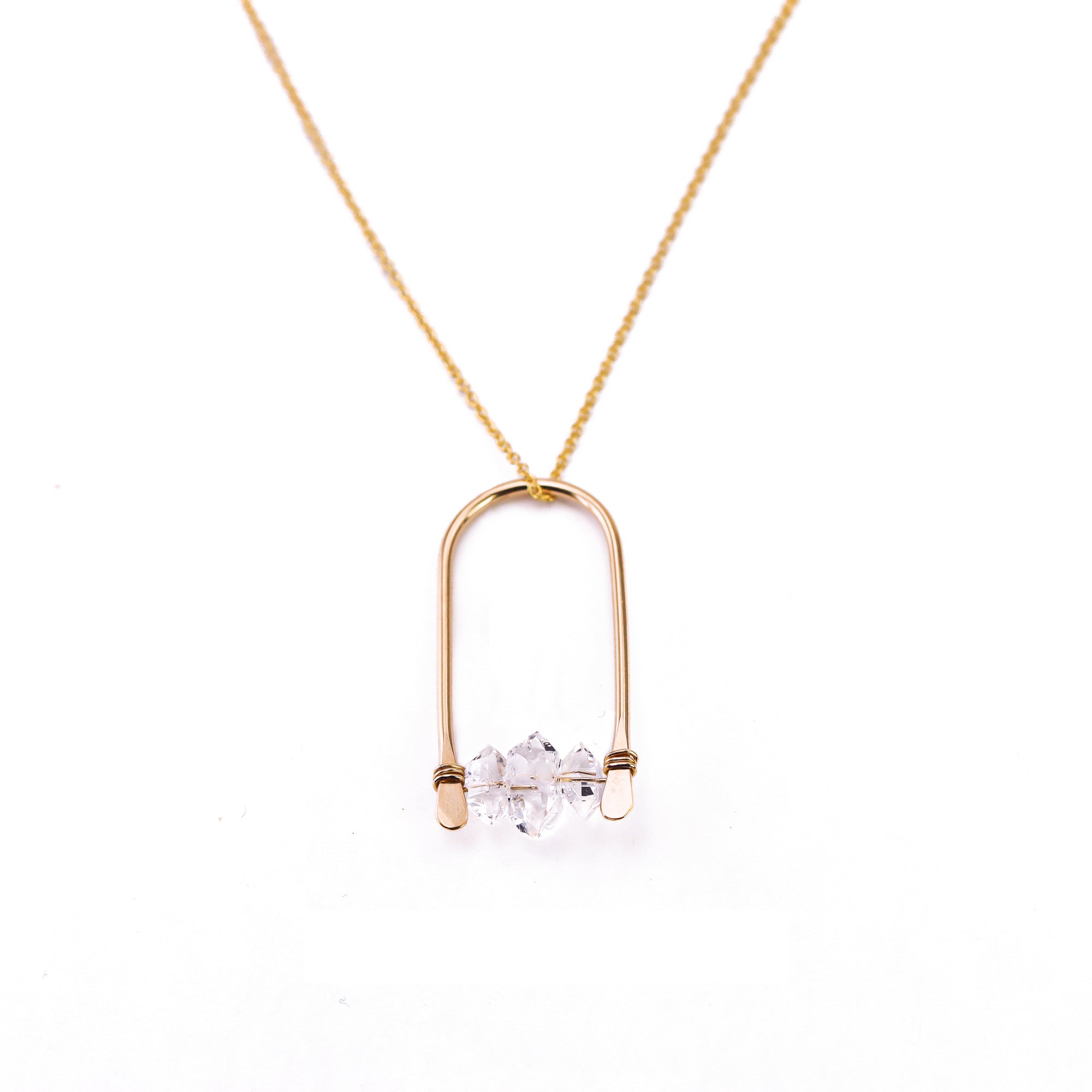Herkimer Arch Necklace