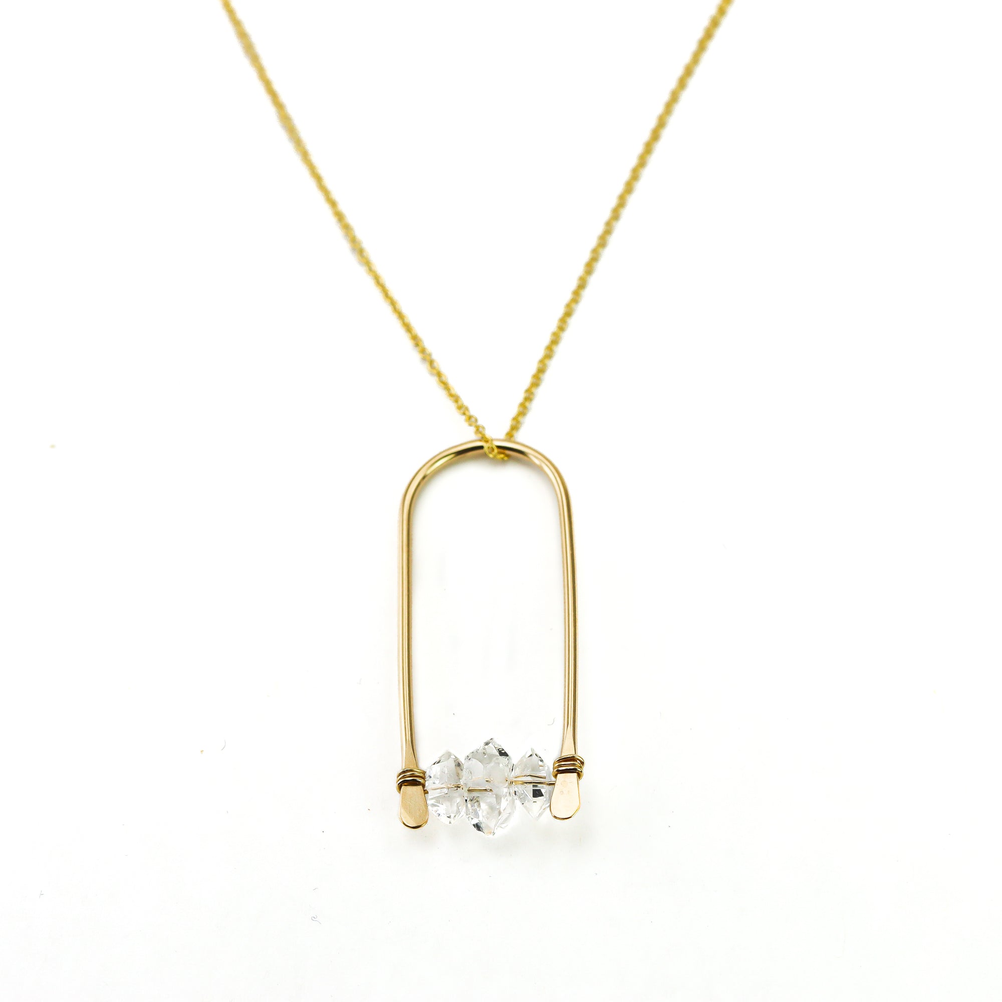 Herkimer Arch Necklace