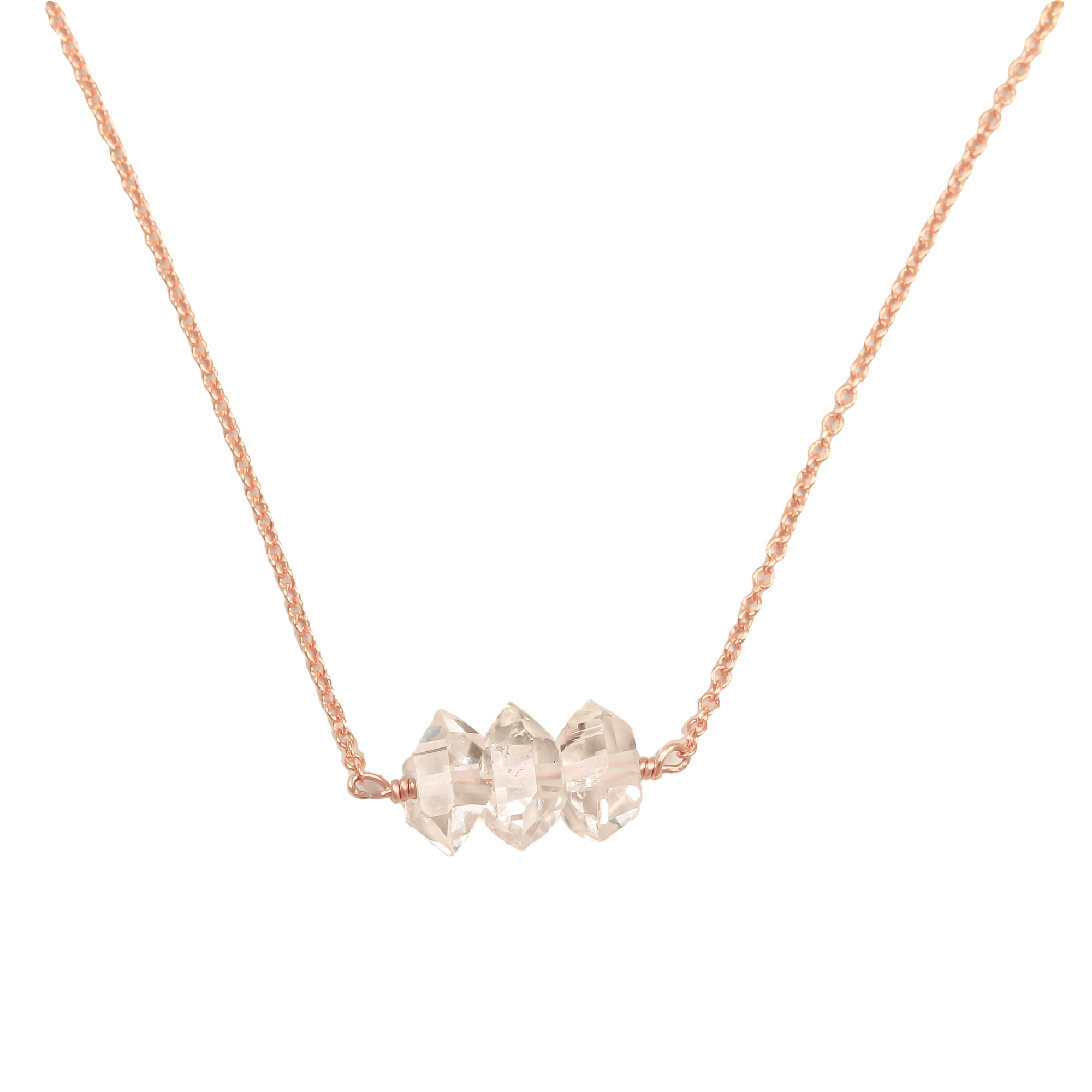 Herkimer Cluster Necklace