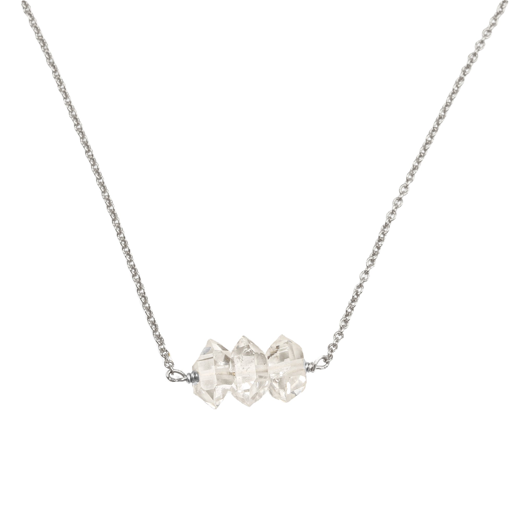 Herkimer Cluster Necklace