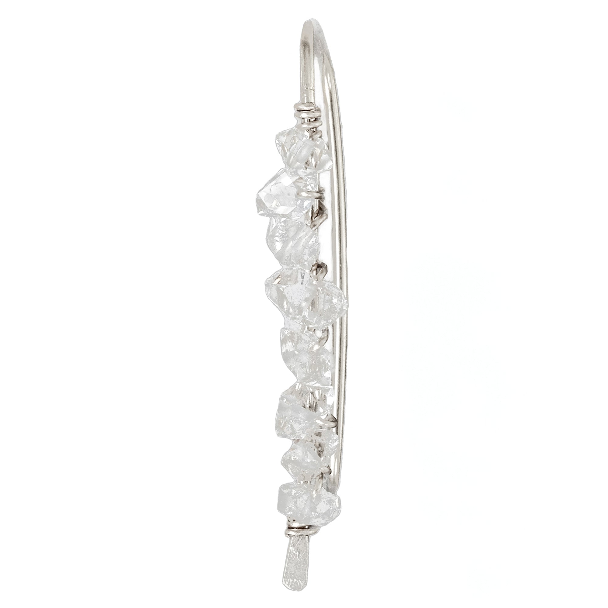 Herkimer Diamond Ear Climbers
