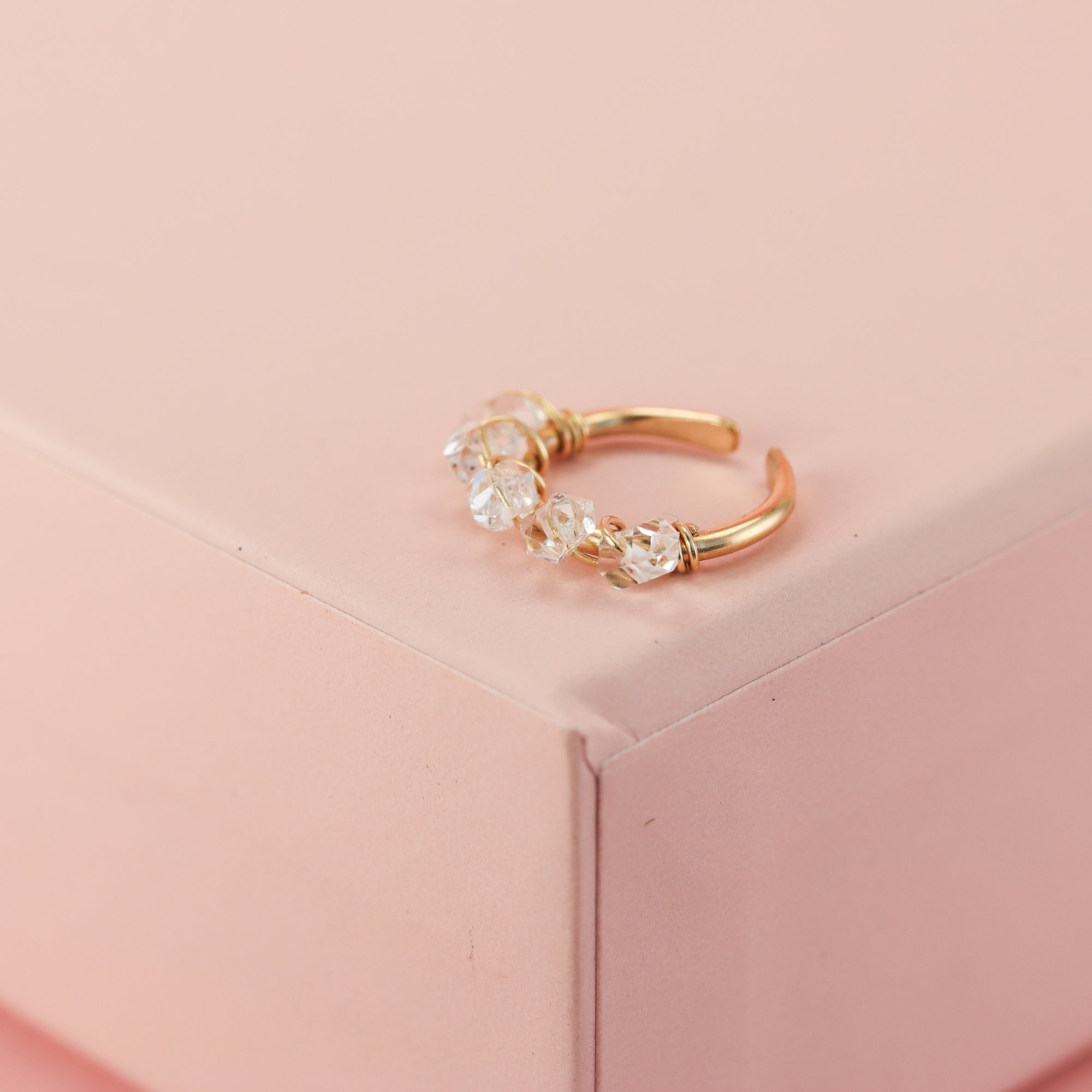 Herkimer Diamond Ear Cuff