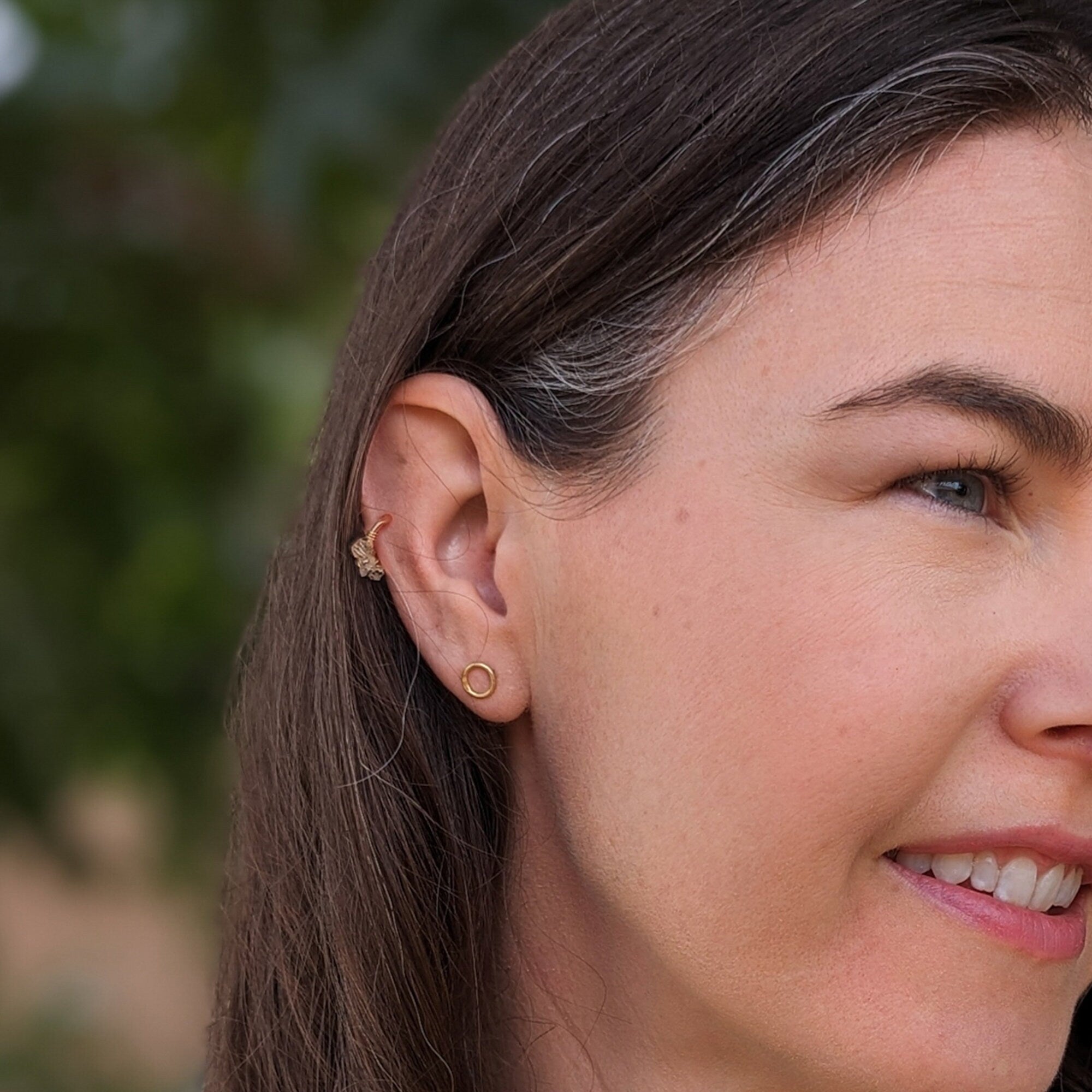 Herkimer Diamond Ear Cuff