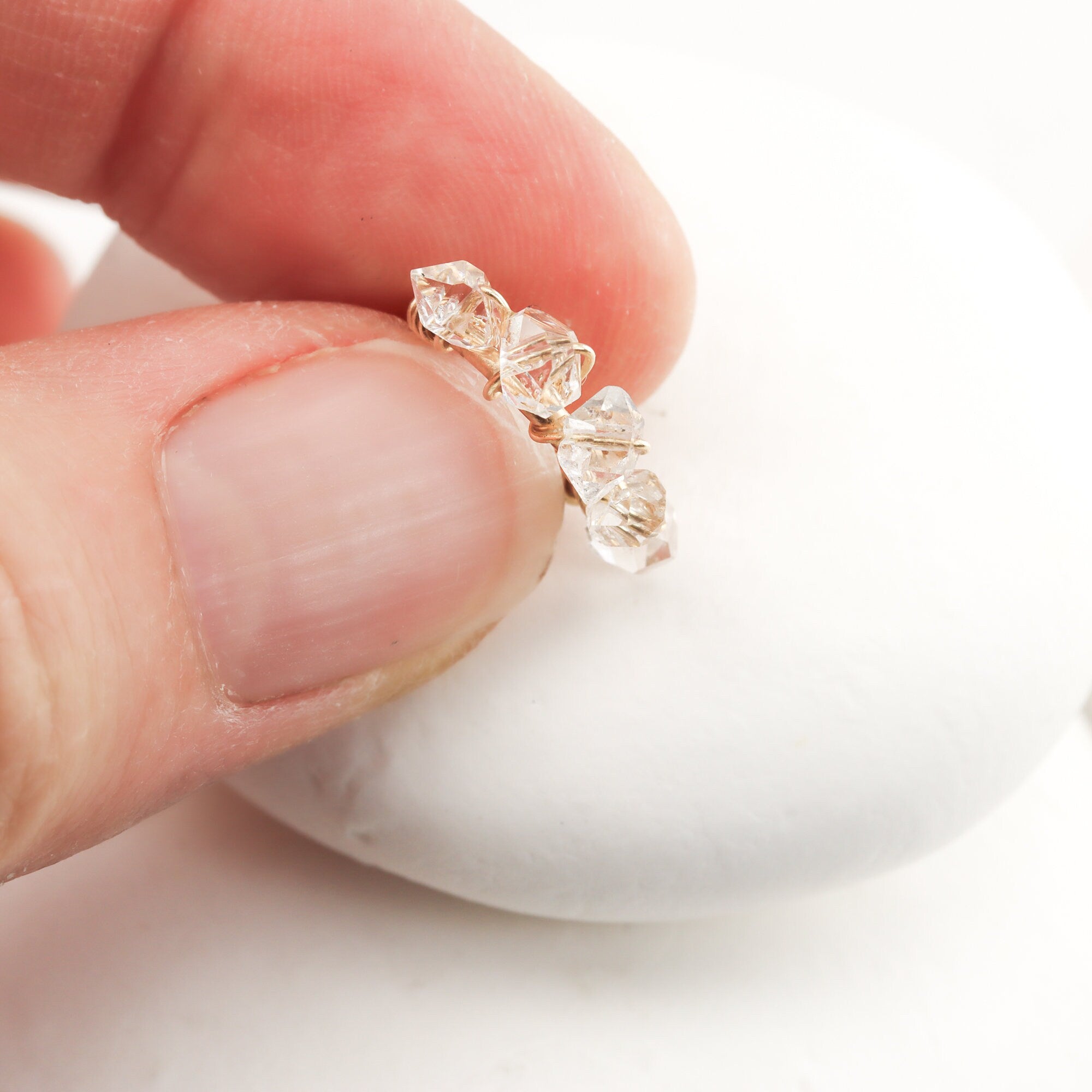 Herkimer Diamond Ear Cuff