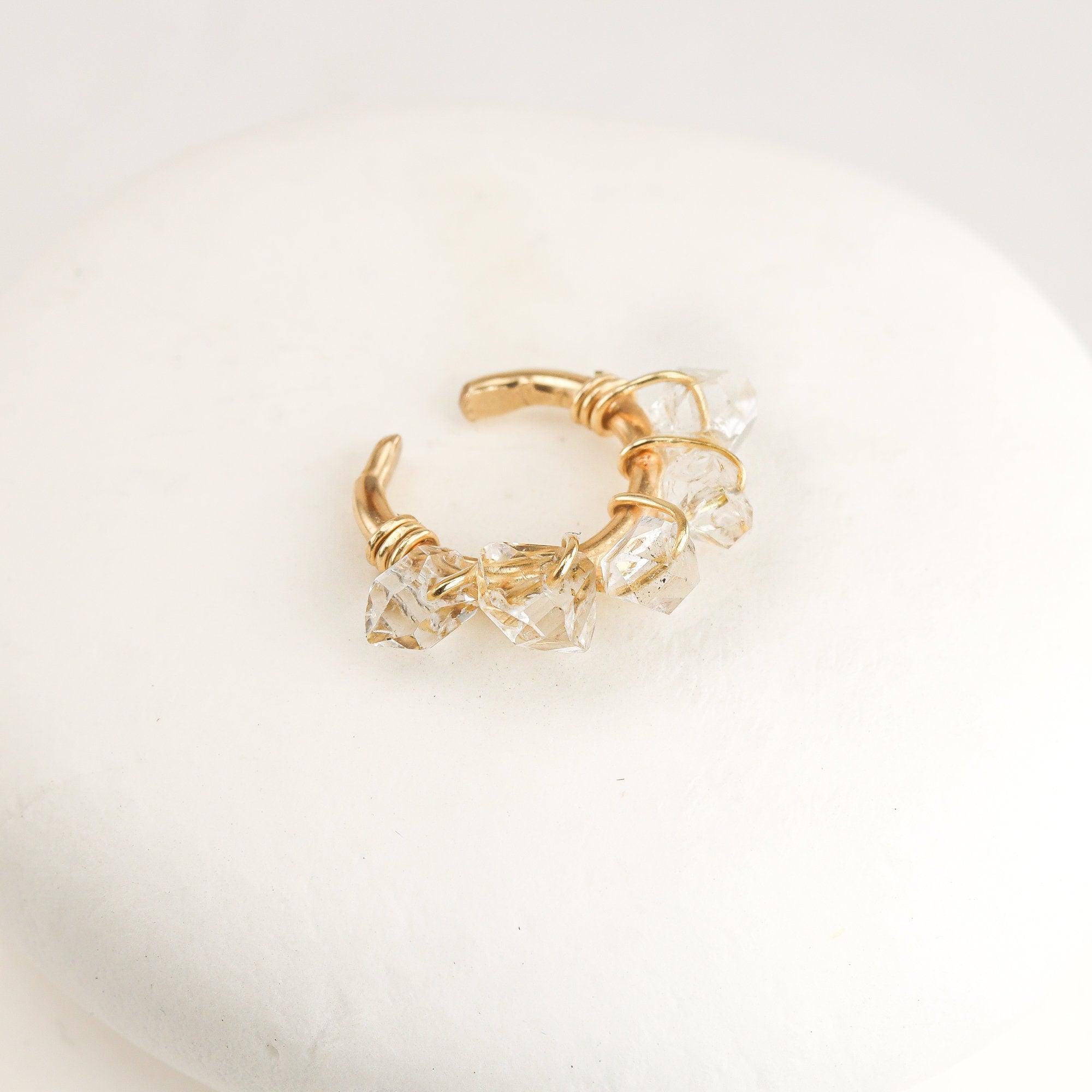 Herkimer Diamond Ear Cuff