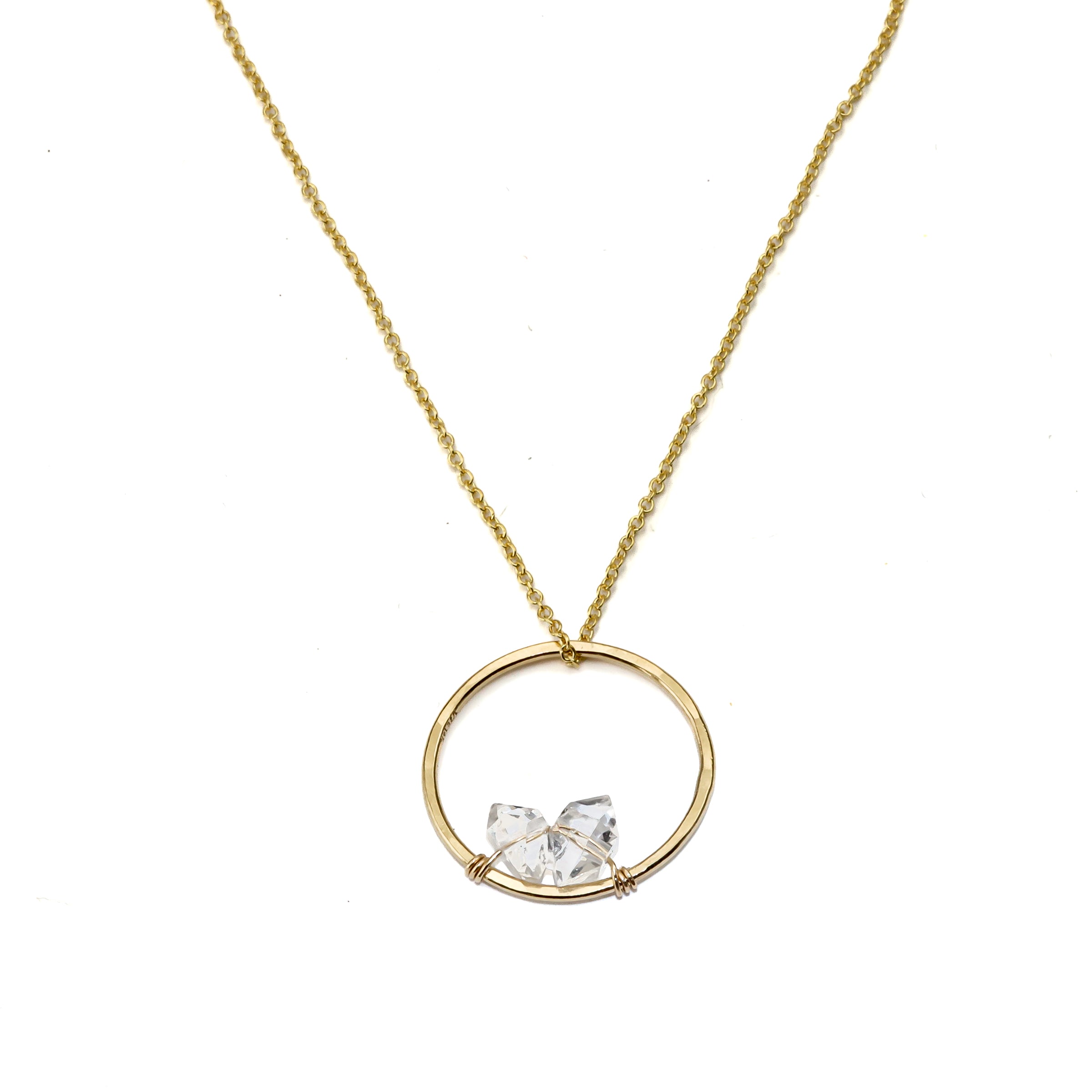 Herkimer Frame Necklace