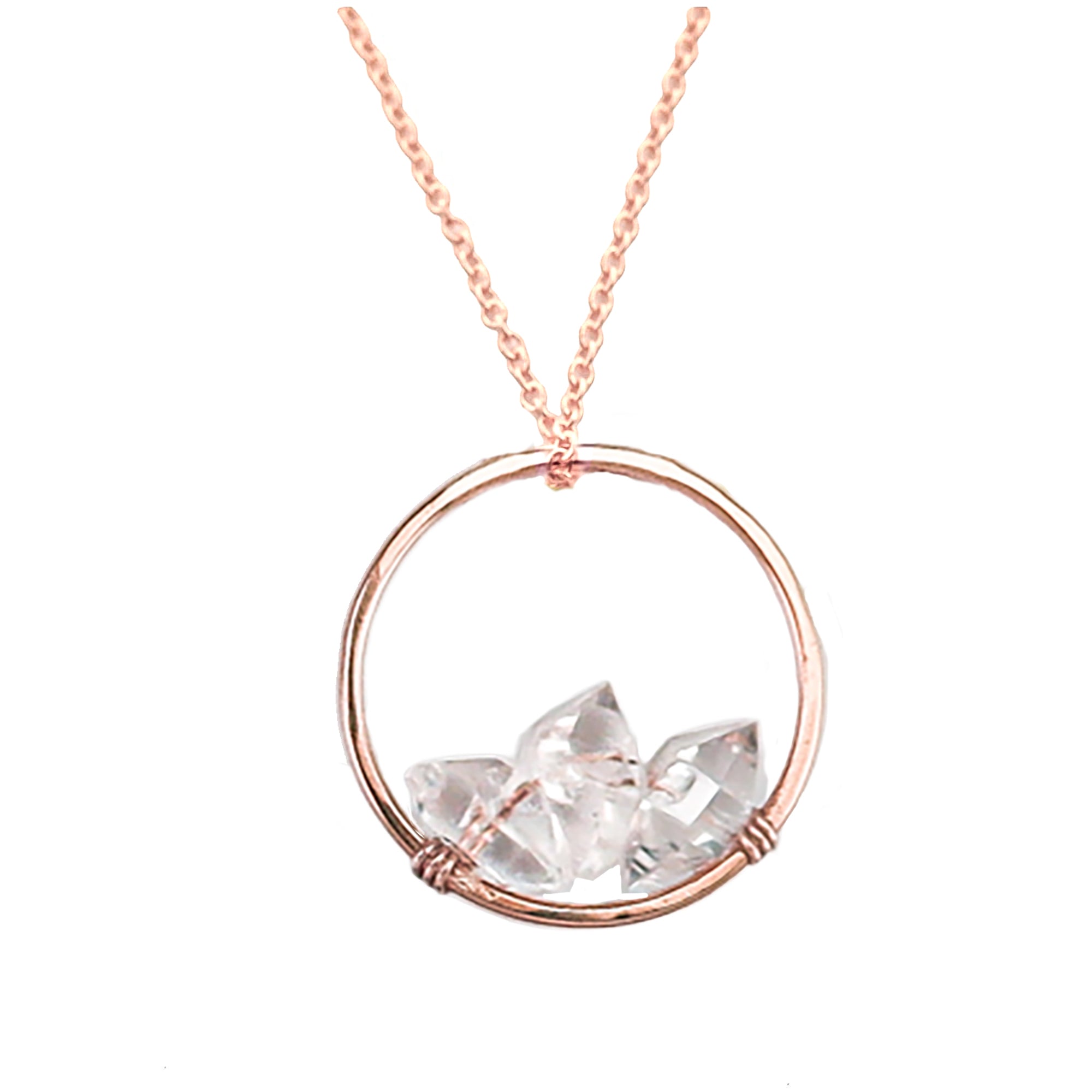 Herkimer Frame Necklace