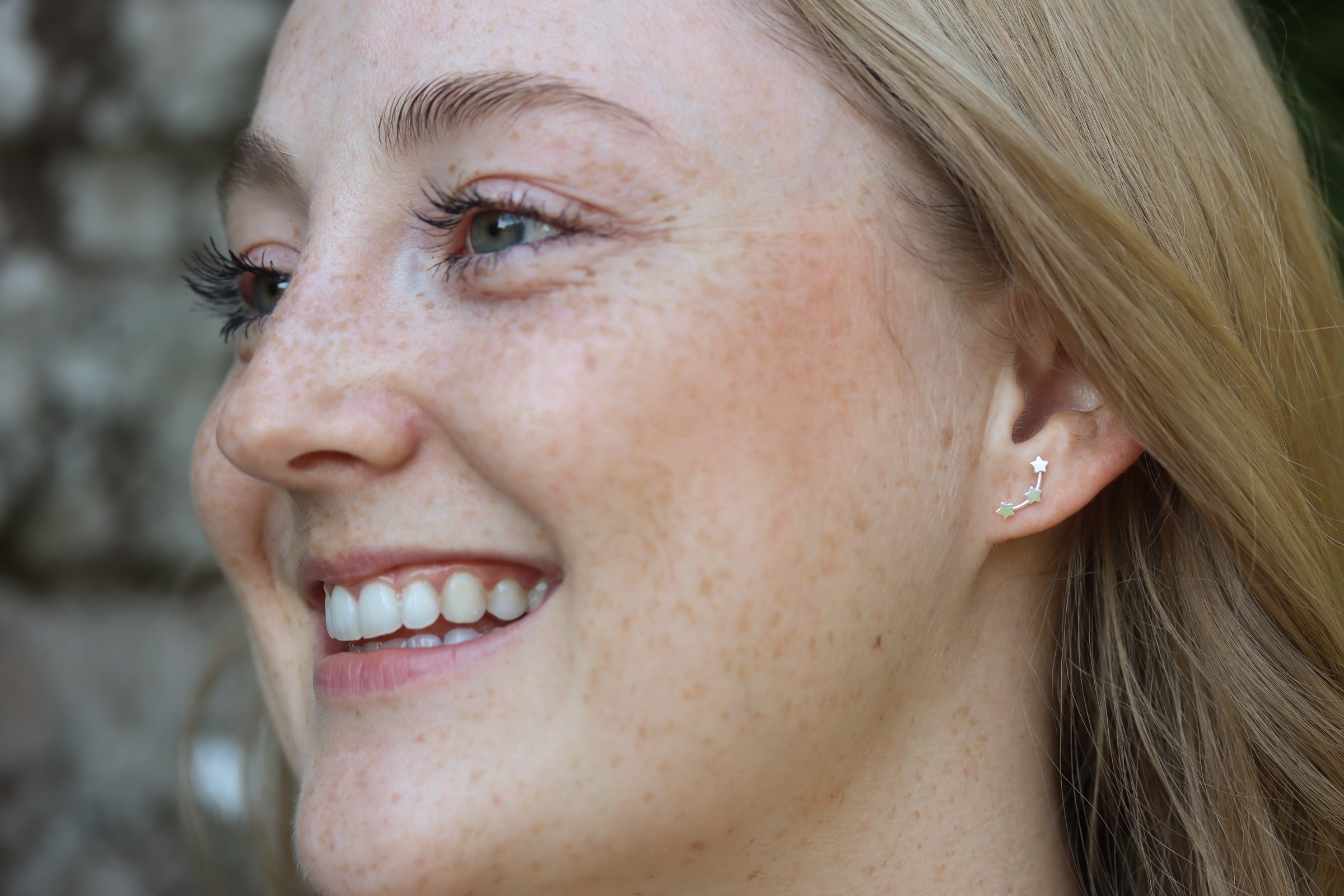 Tiny Constellation Stud Earrings in Sterling Silver