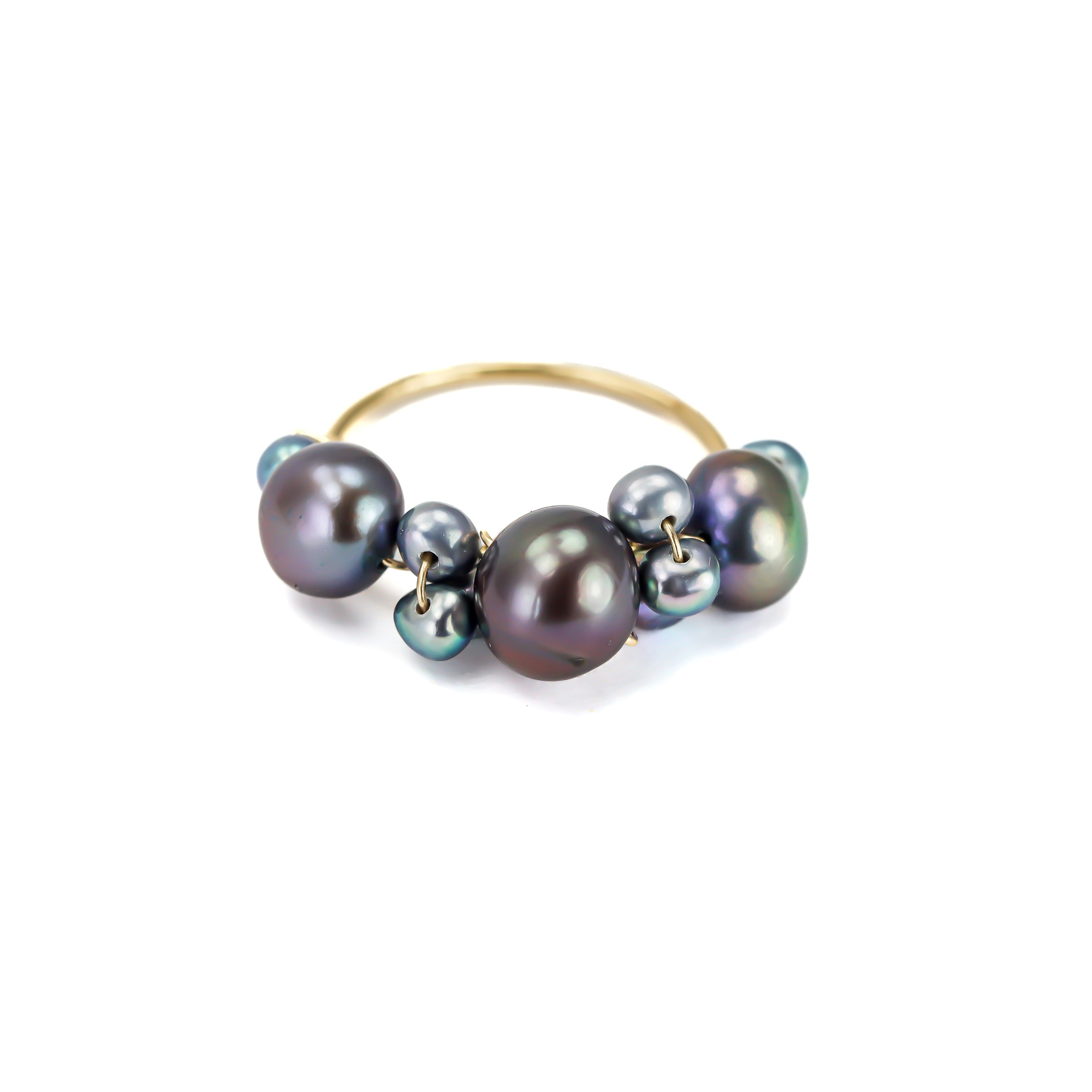 Large Bubbly Pearl Ring
