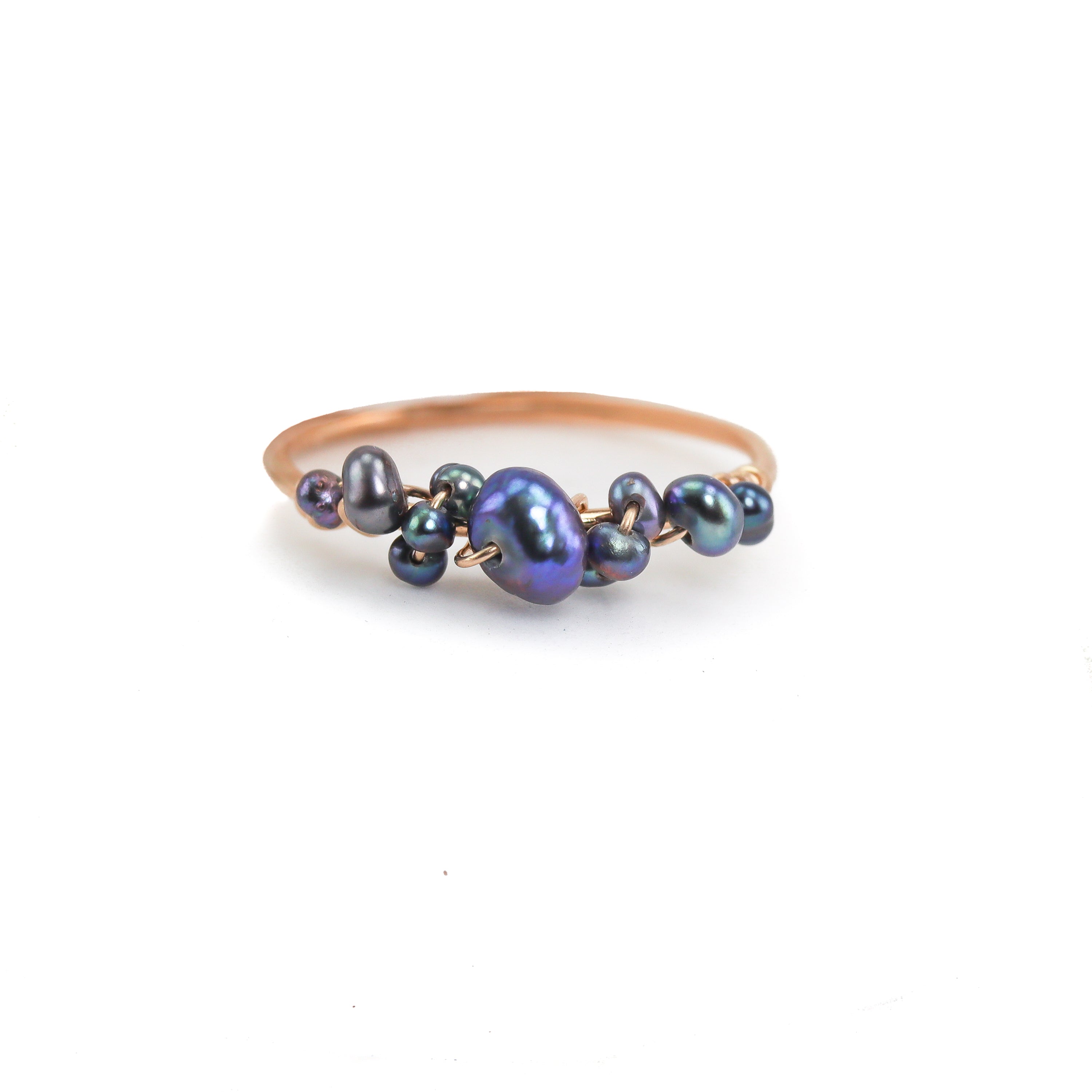 Large Bubbly Pearl Ring