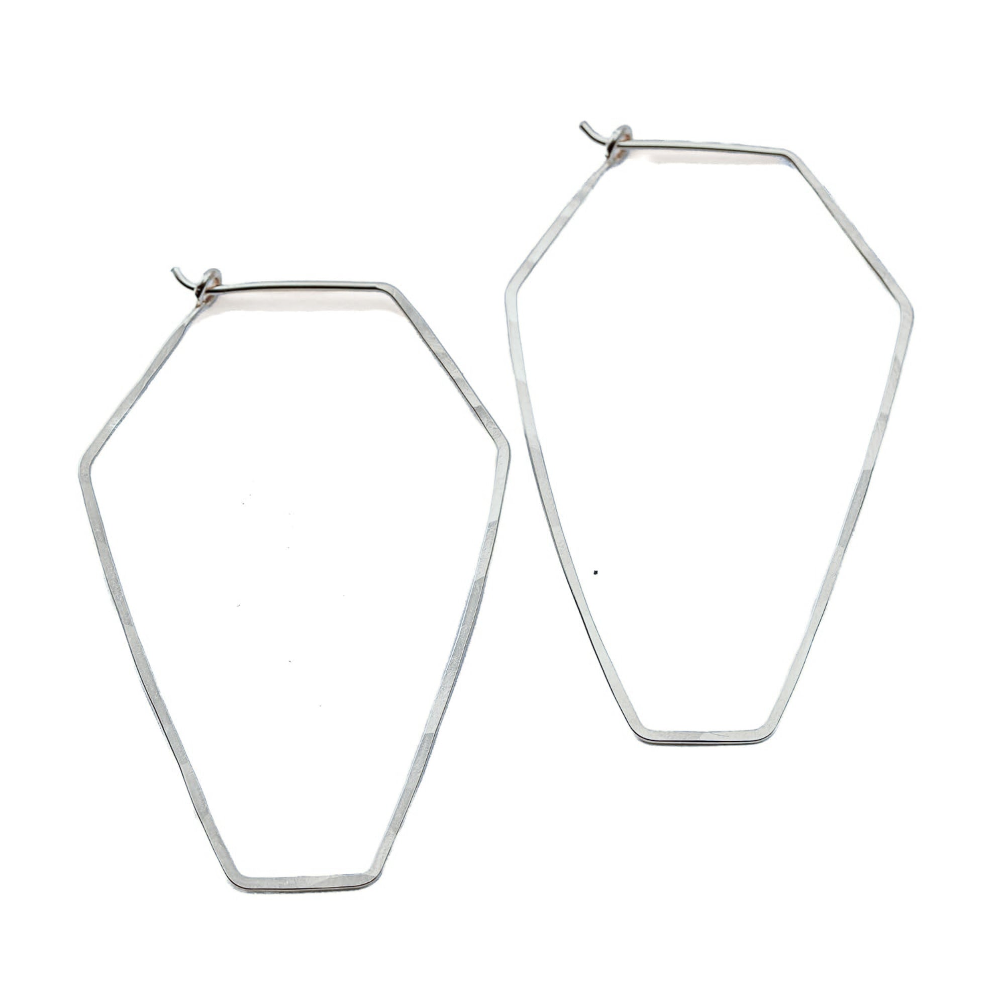Large Coffin Hoops