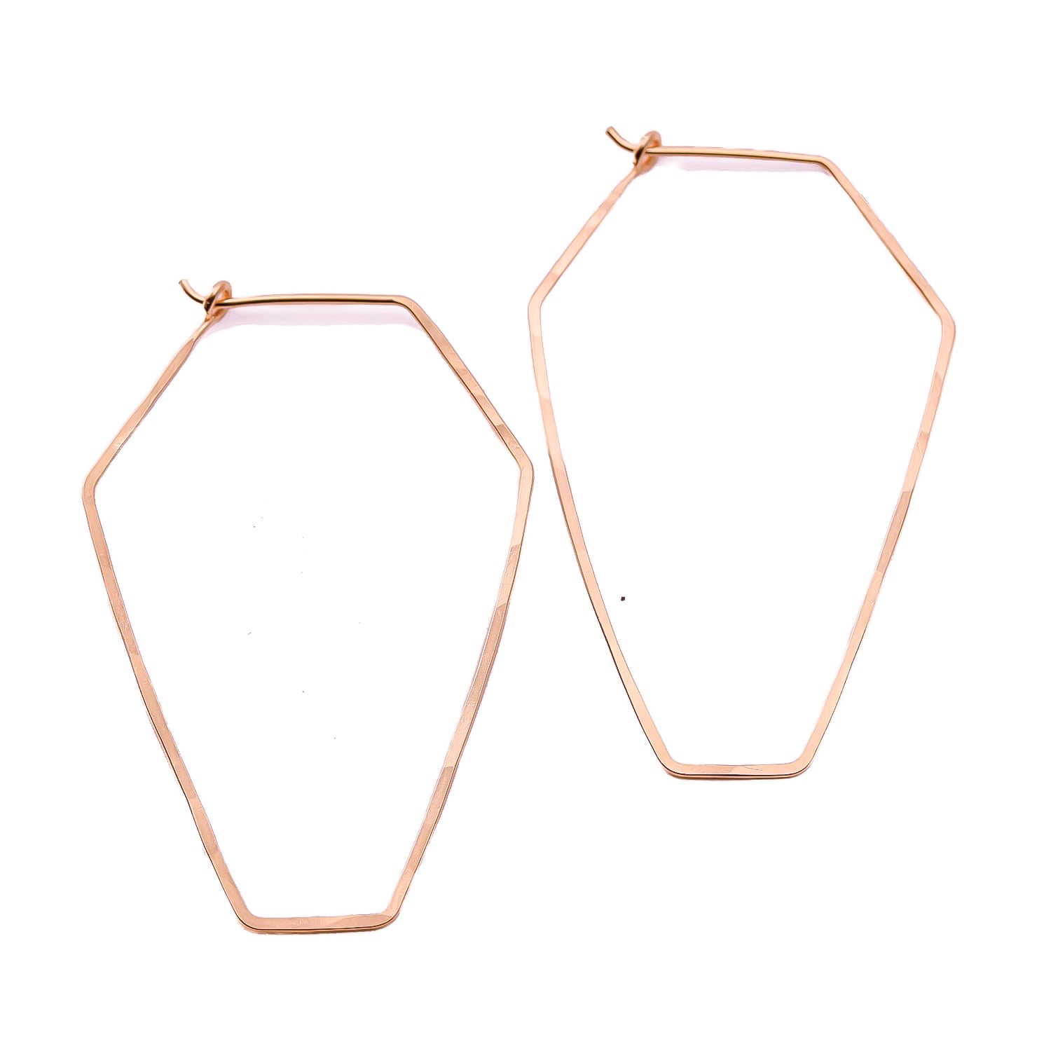 Large Coffin Hoops