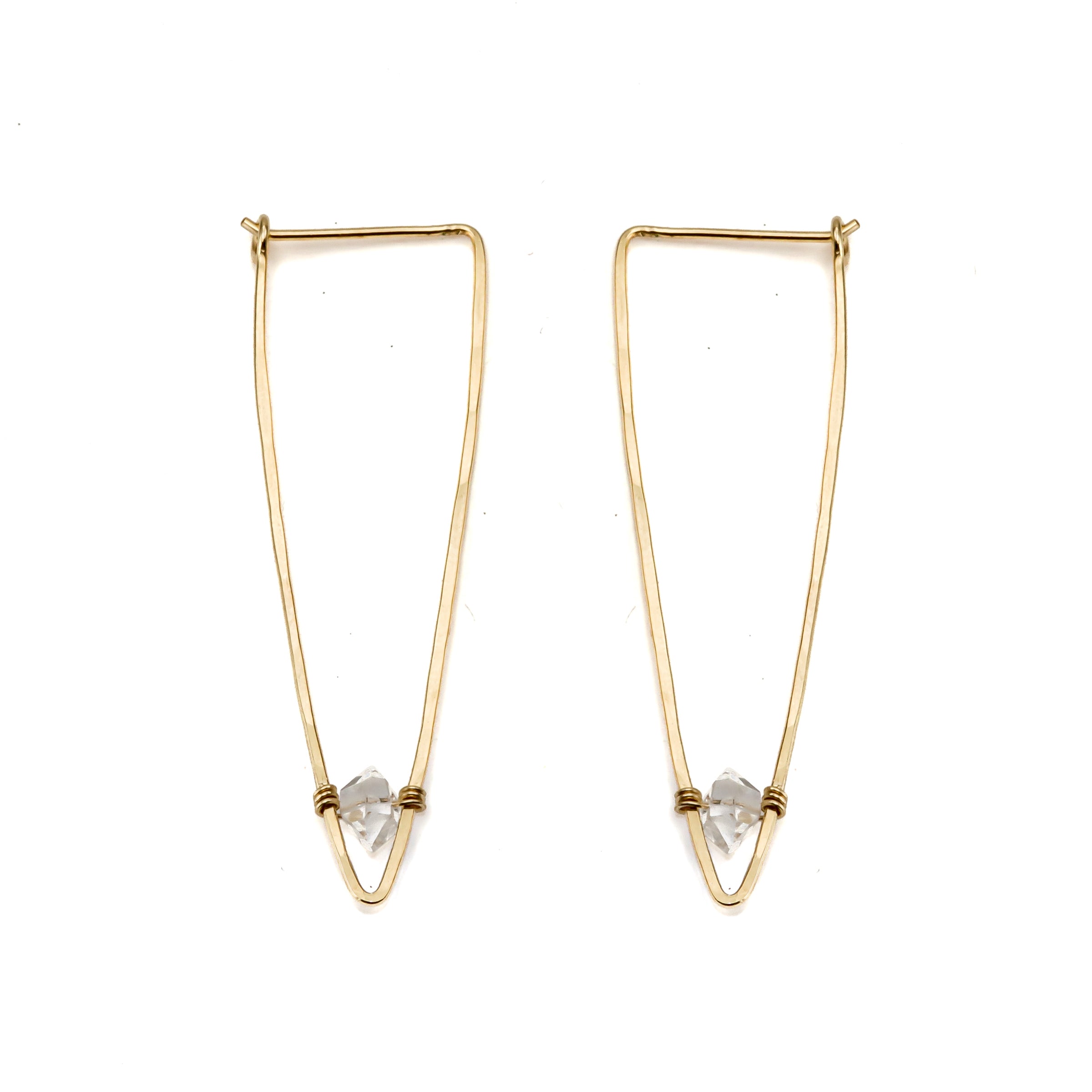 Large Dagger Hoops