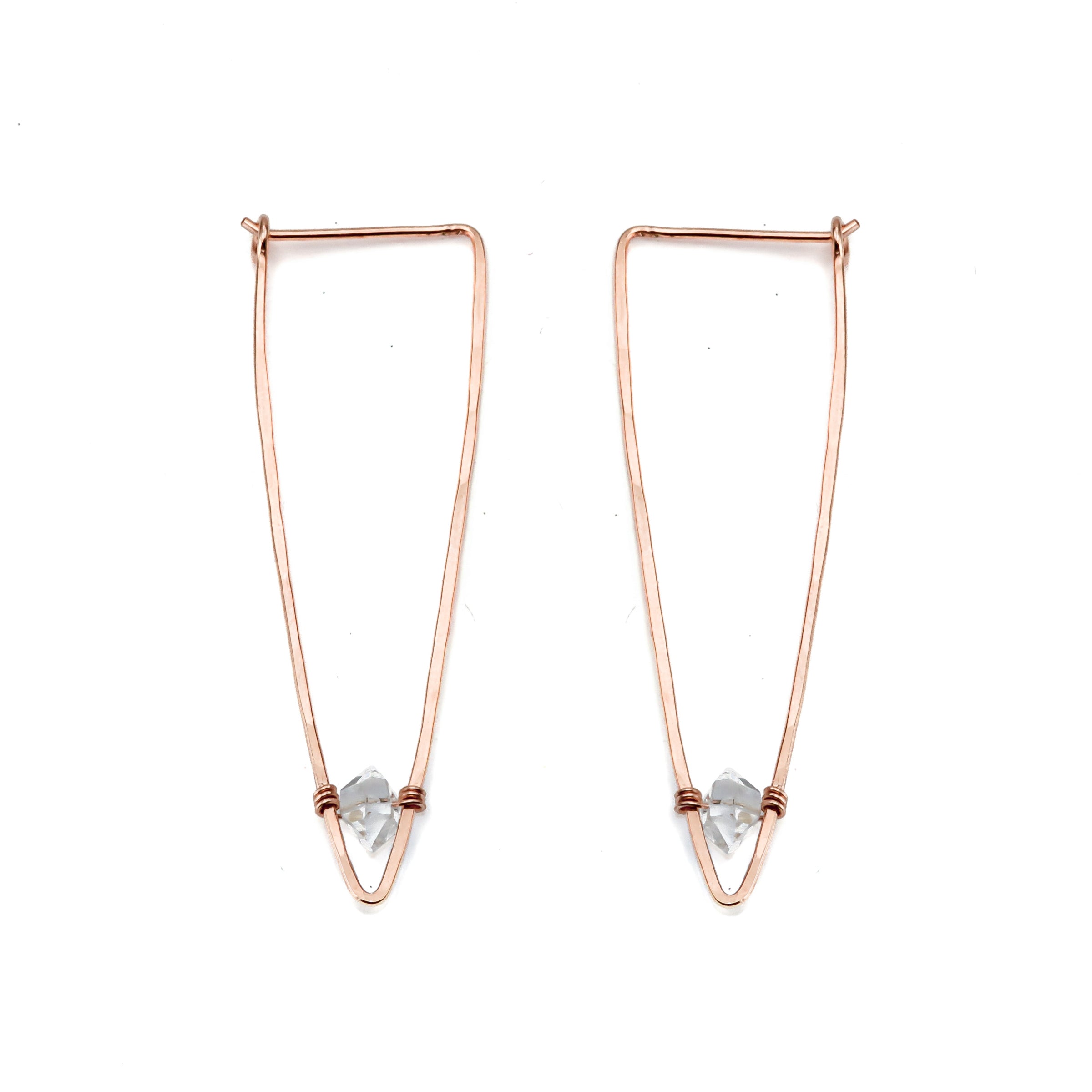 Large Dagger Hoops
