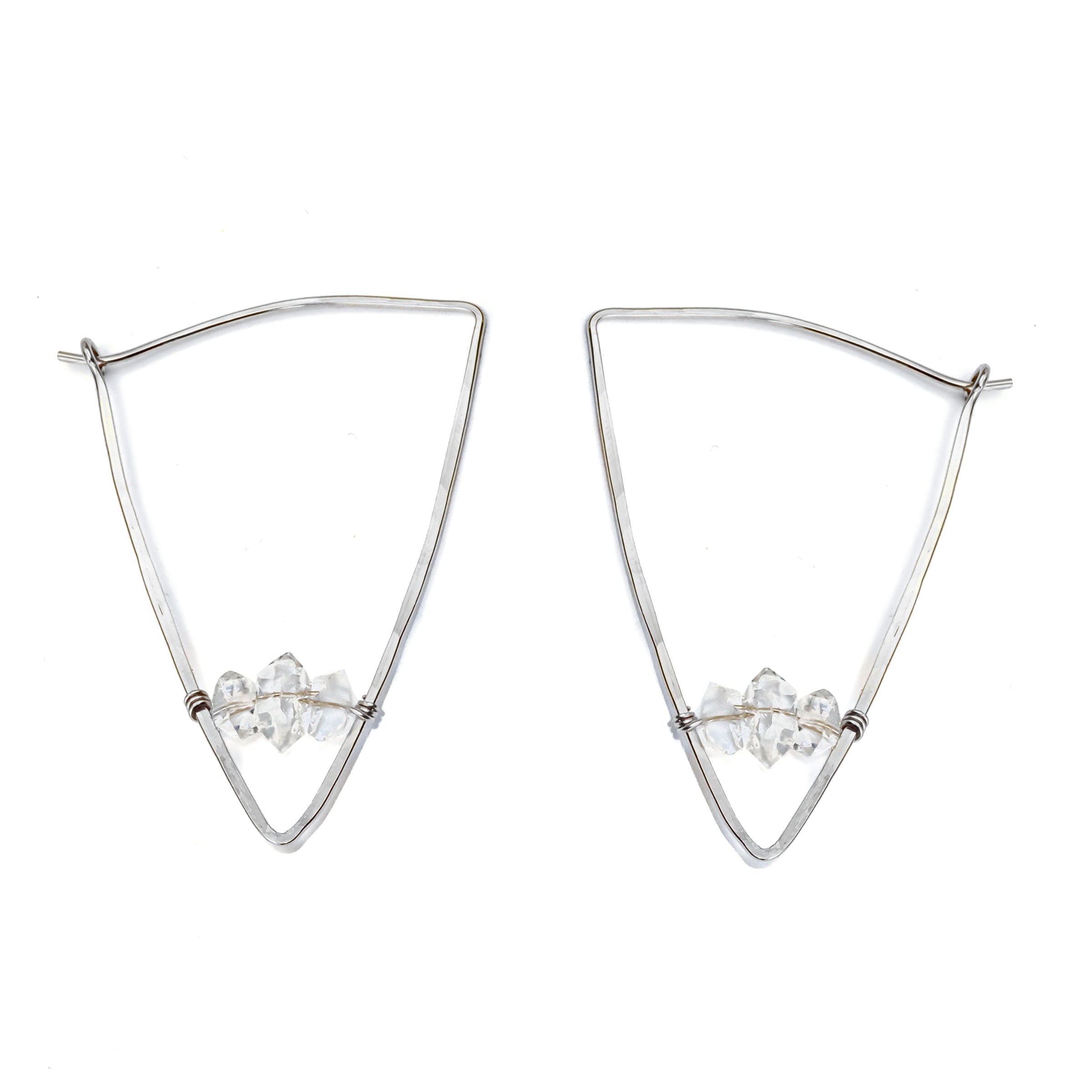 Large Shield Hoops