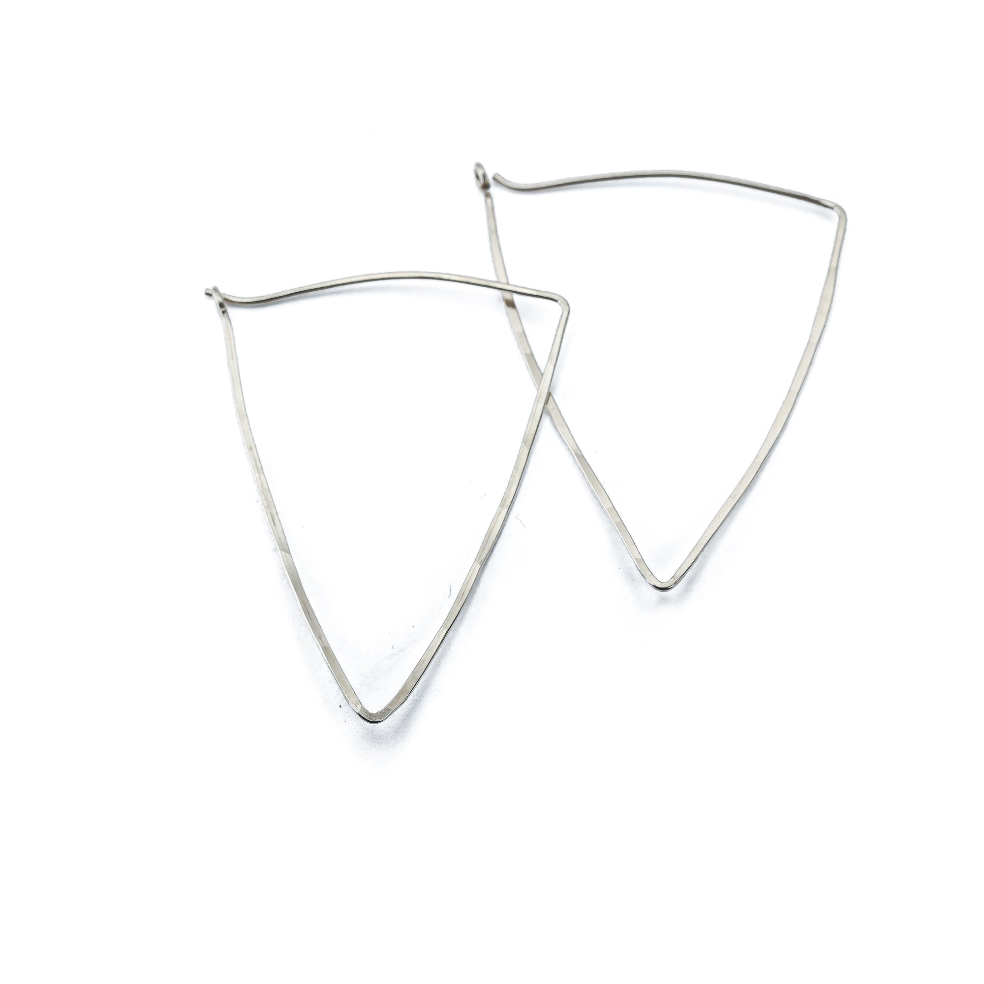 Large Shield Hoops