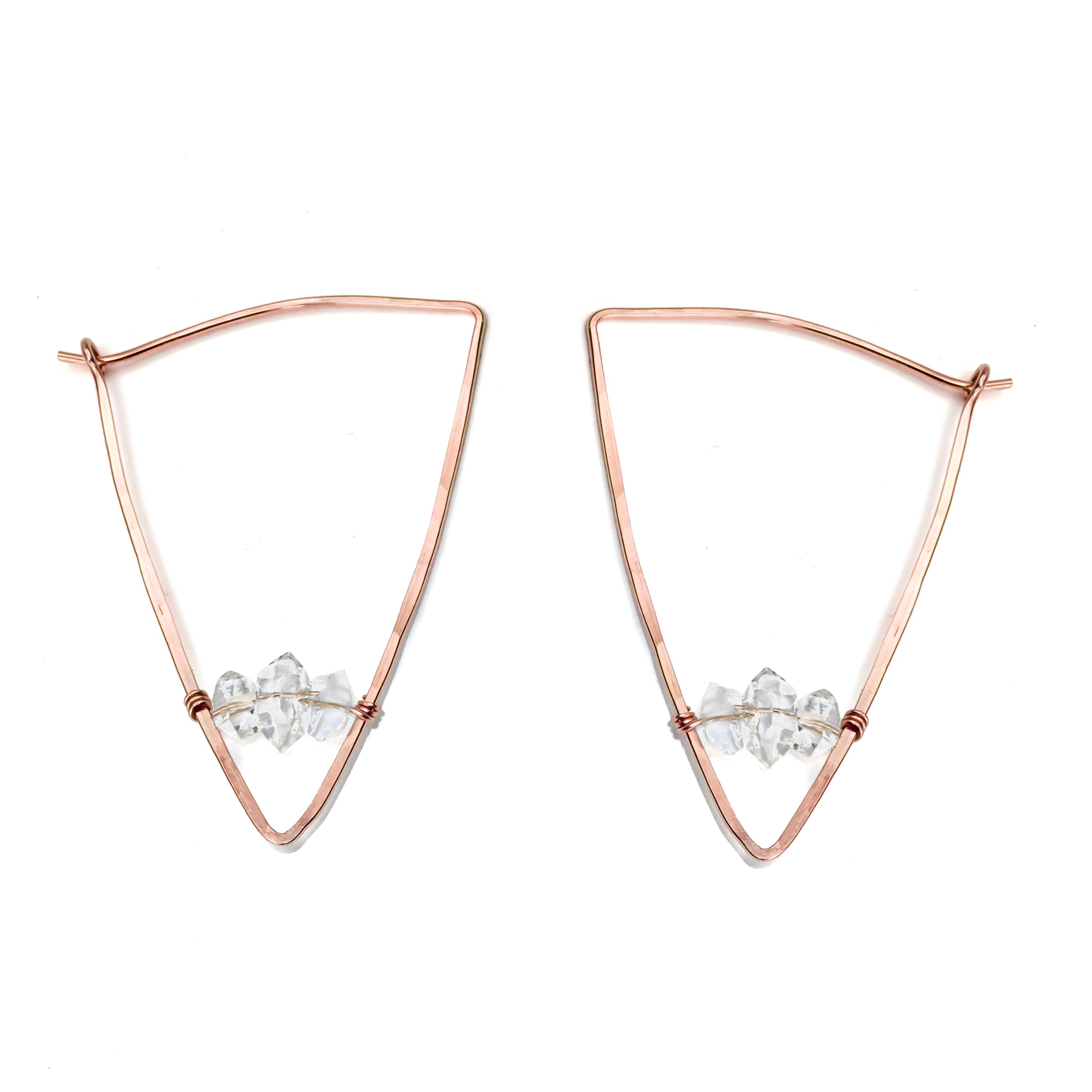 Large Shield Hoops