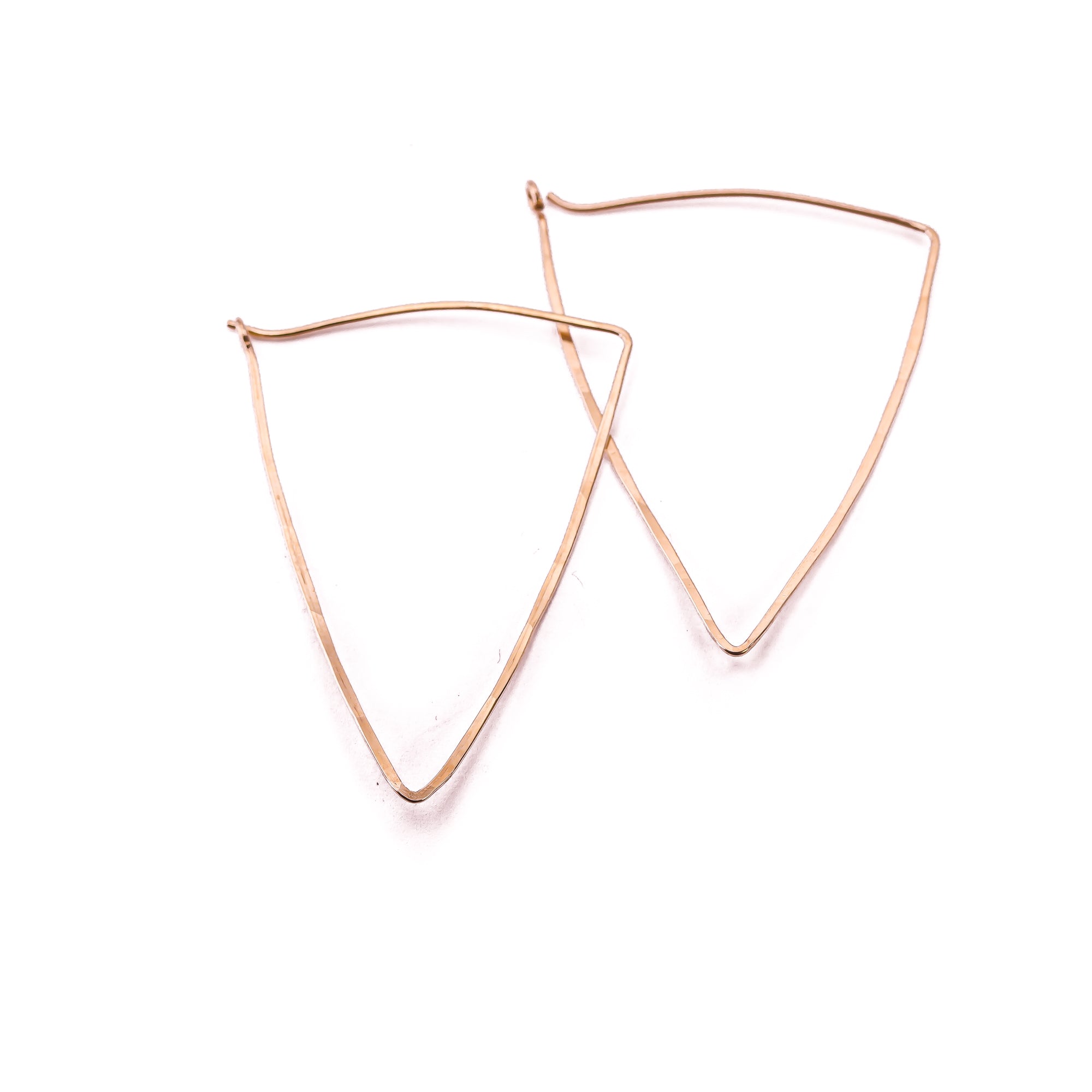 Large Shield Hoops