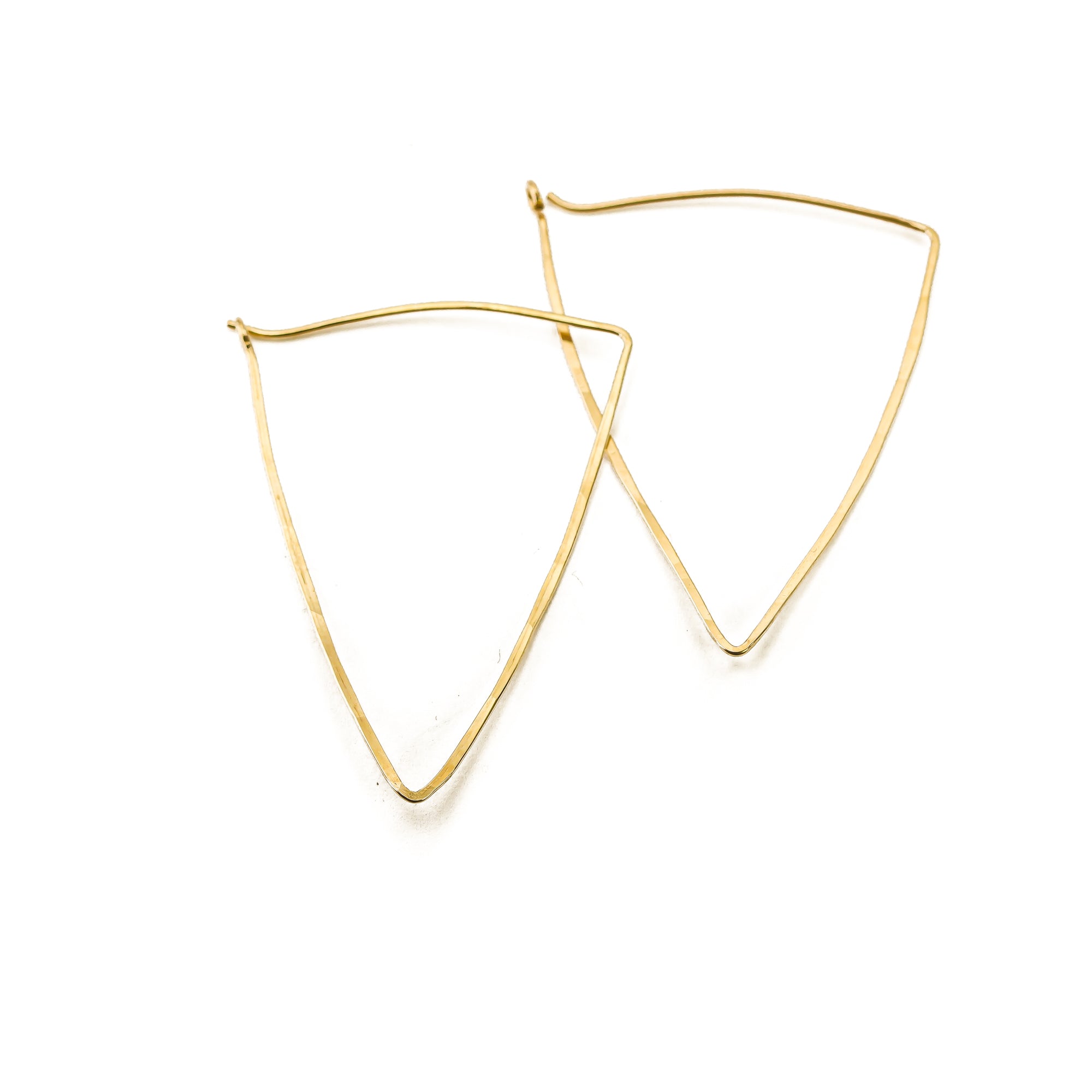 Large Shield Hoops