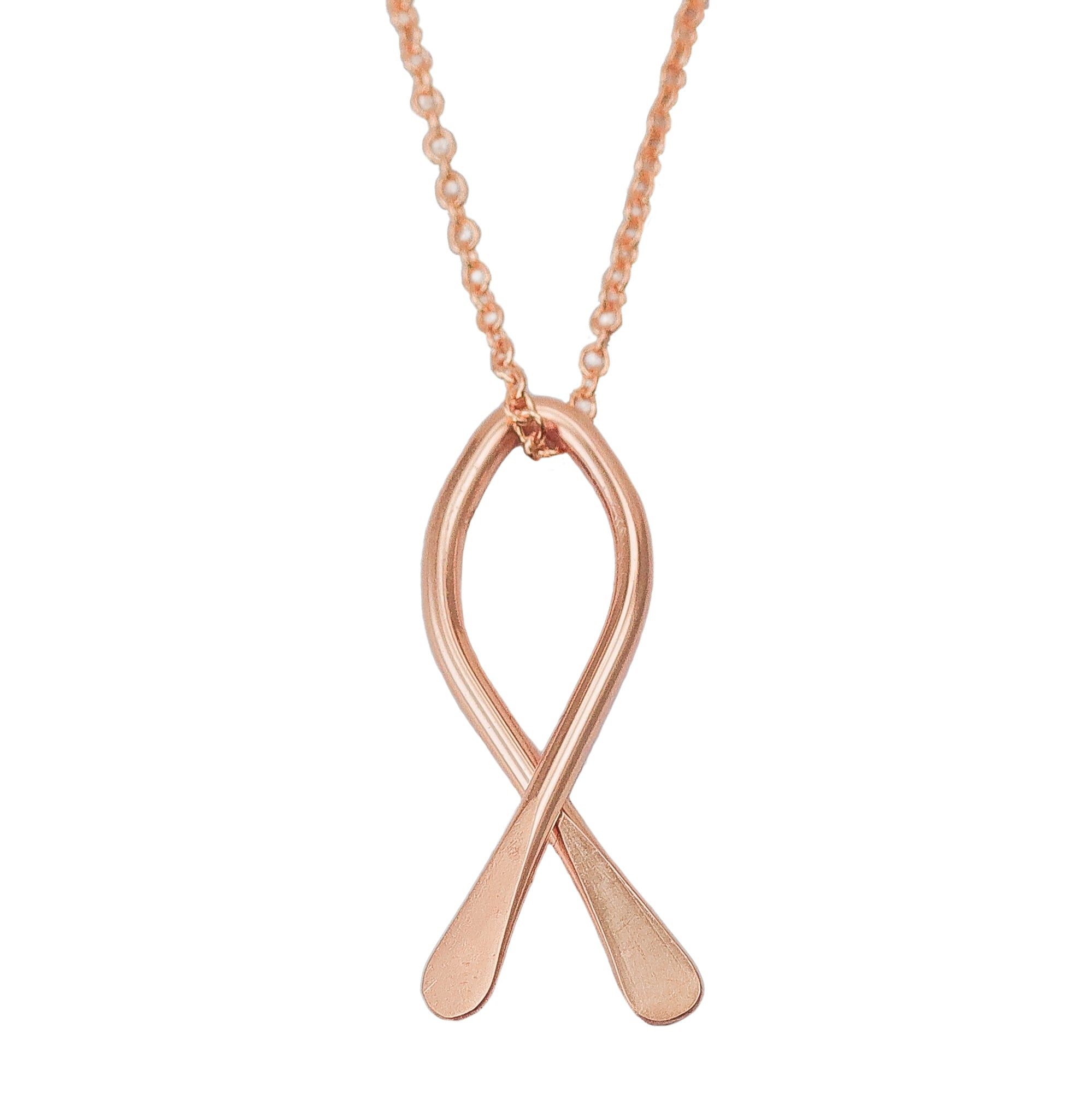 Open Teardrop Necklace