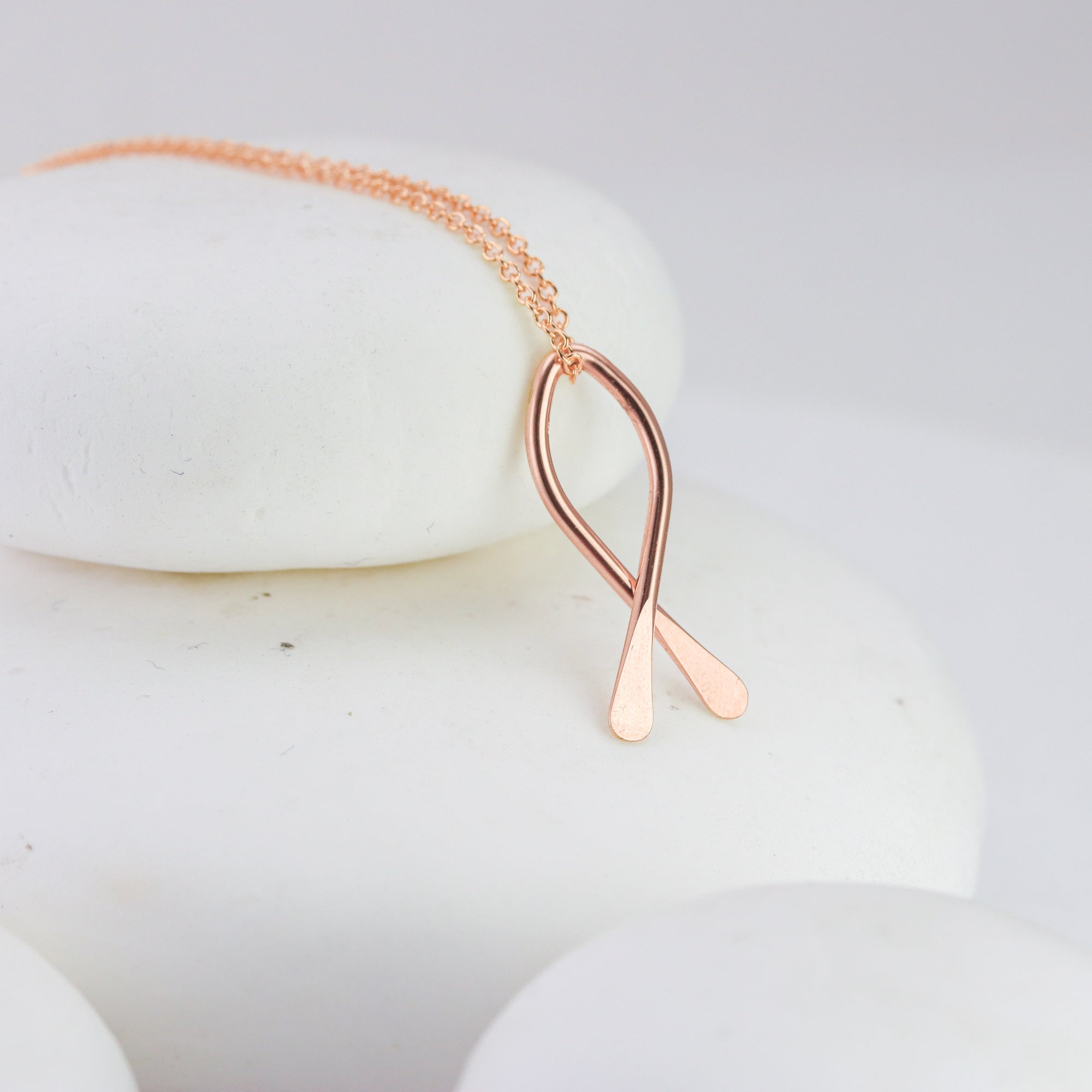 Open Teardrop Necklace