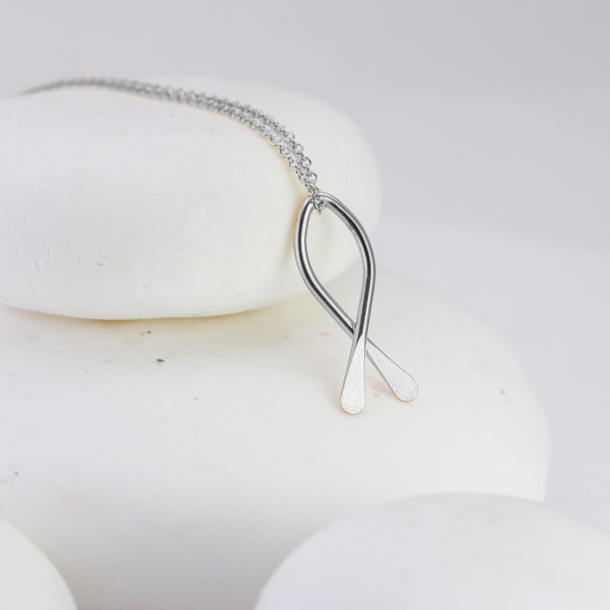 Open Teardrop Necklace