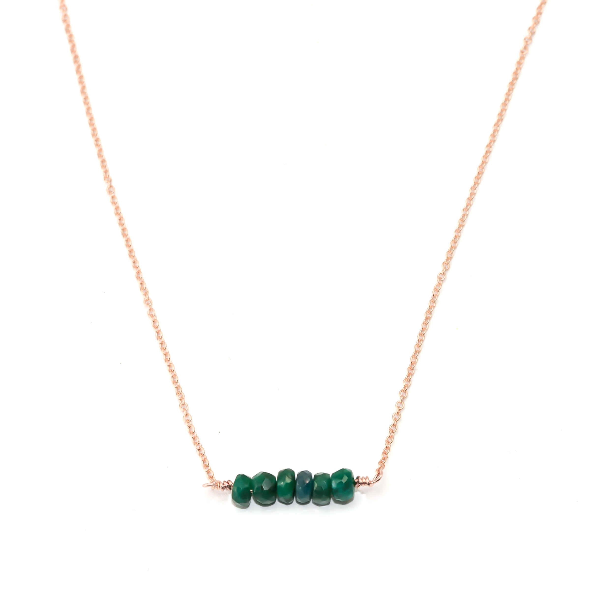 Sapphire Bar Necklace