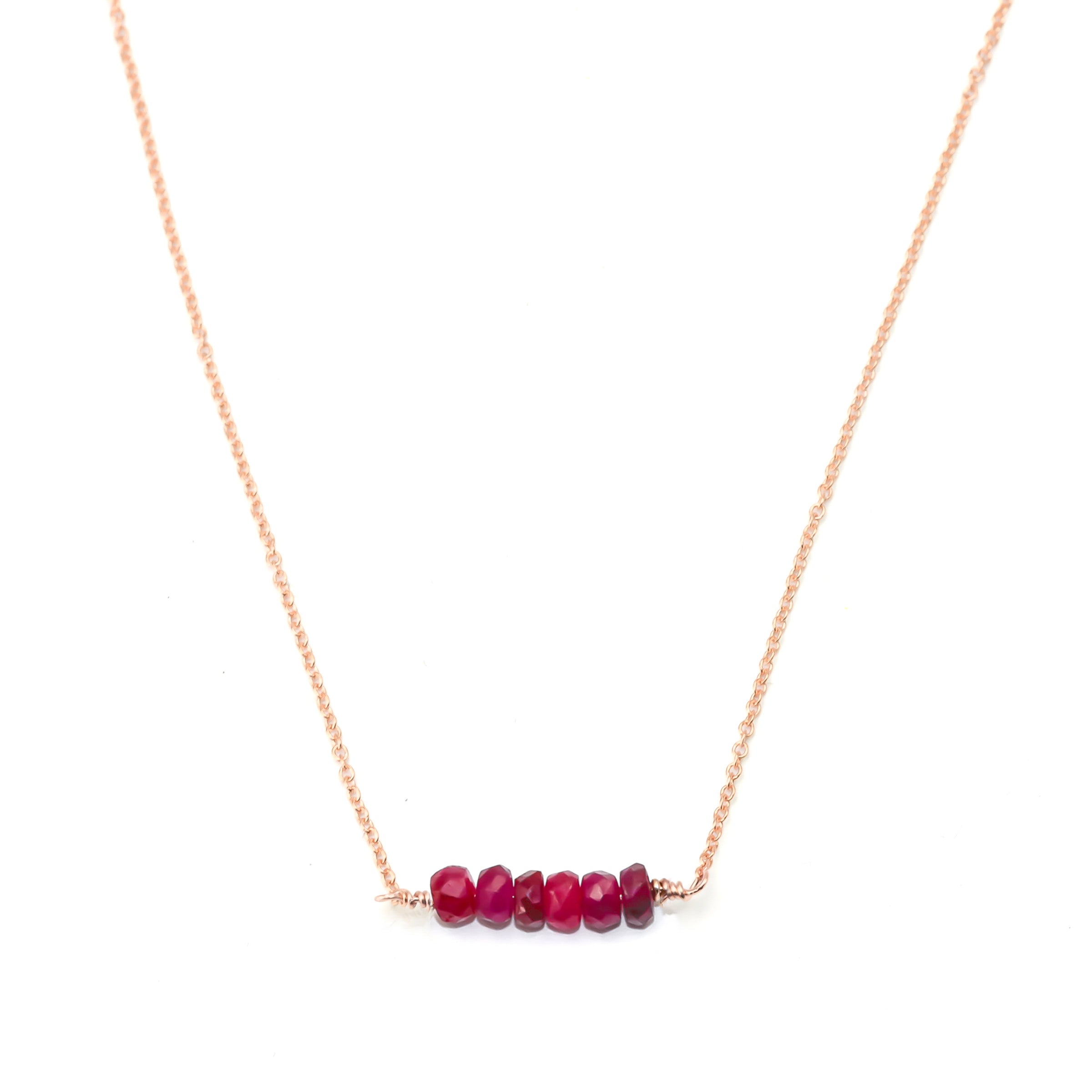 Sapphire Bar Necklace