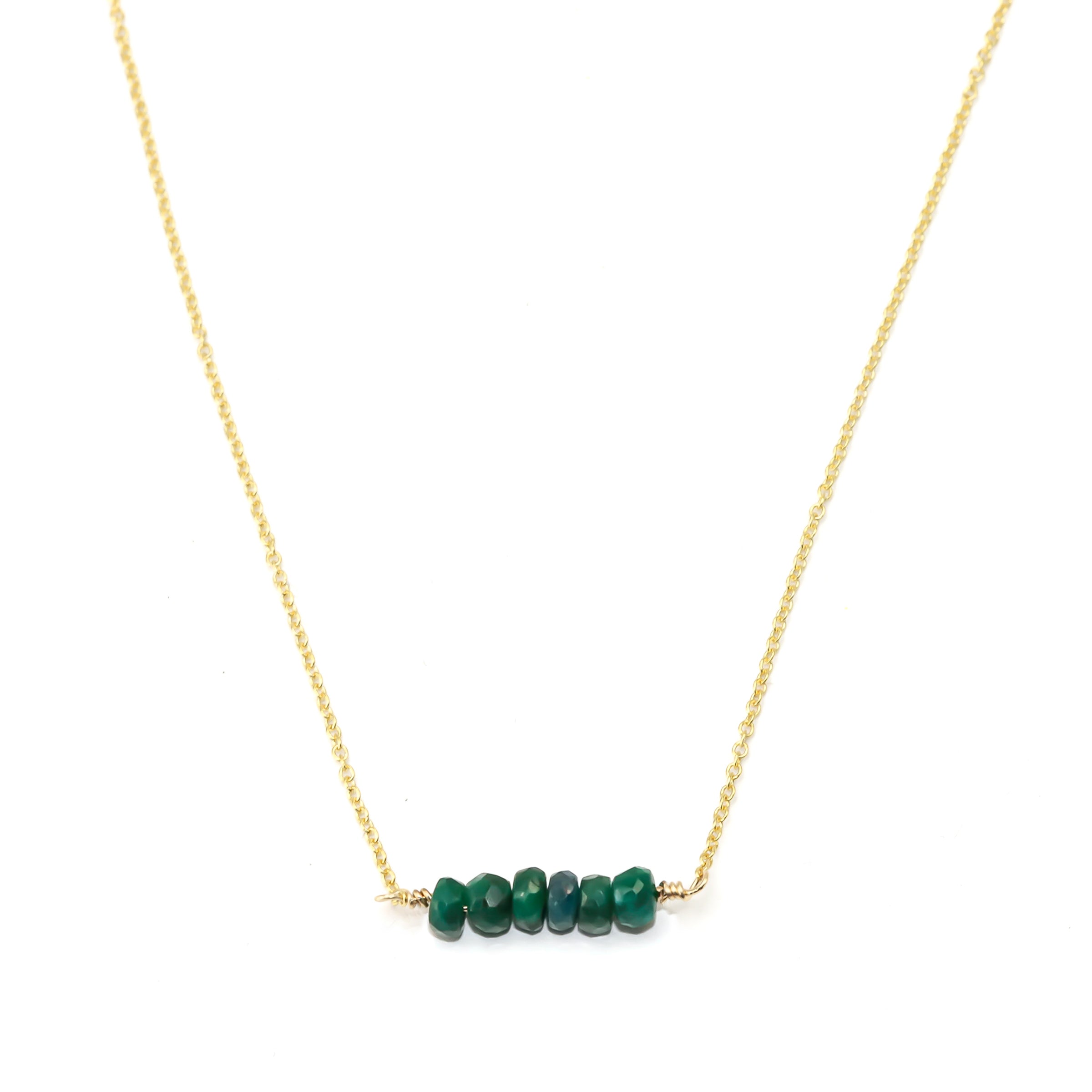 Sapphire Bar Necklace