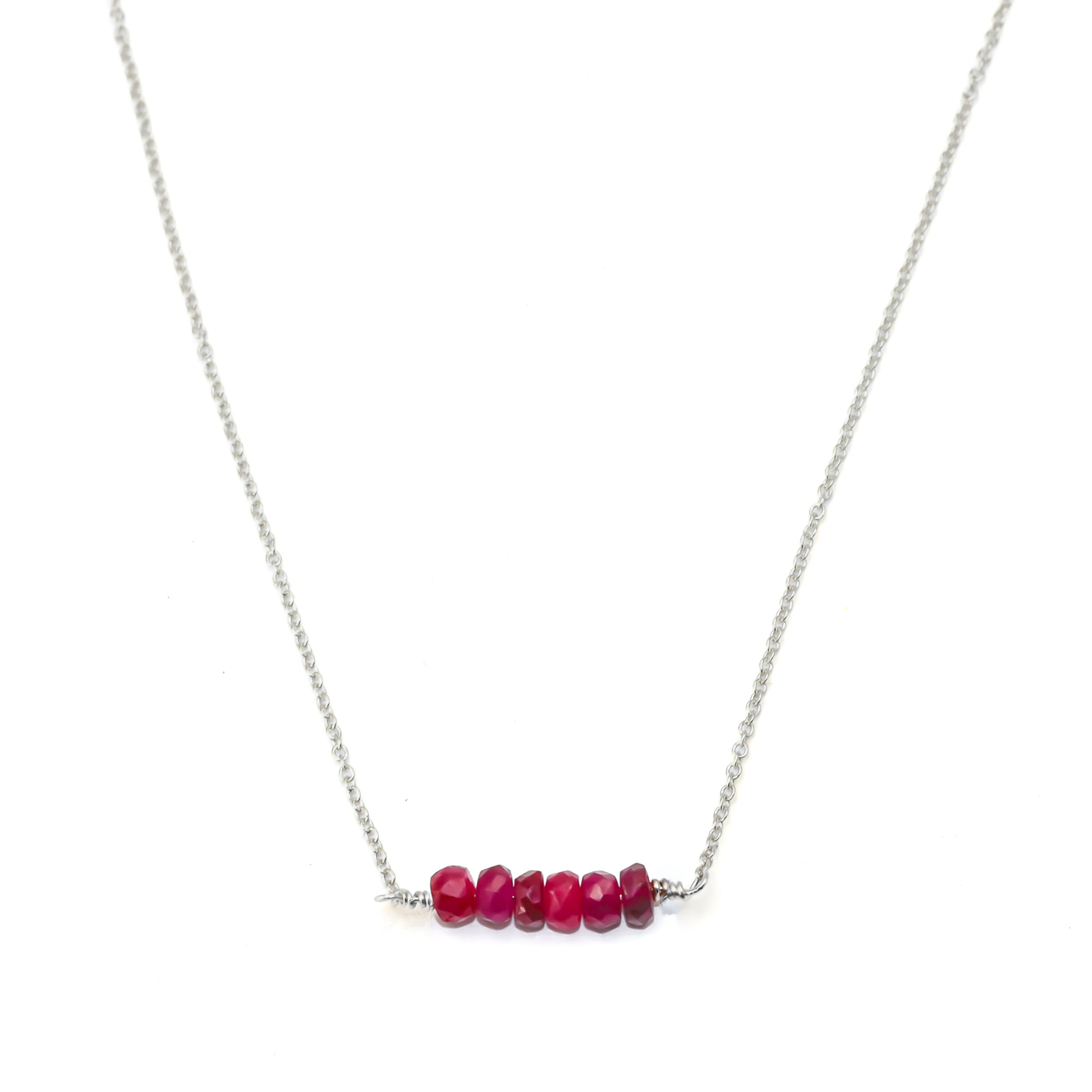 Sapphire Bar Necklace