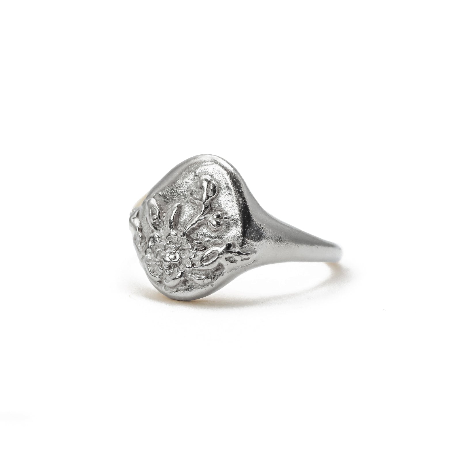 Signet Ring with Roses