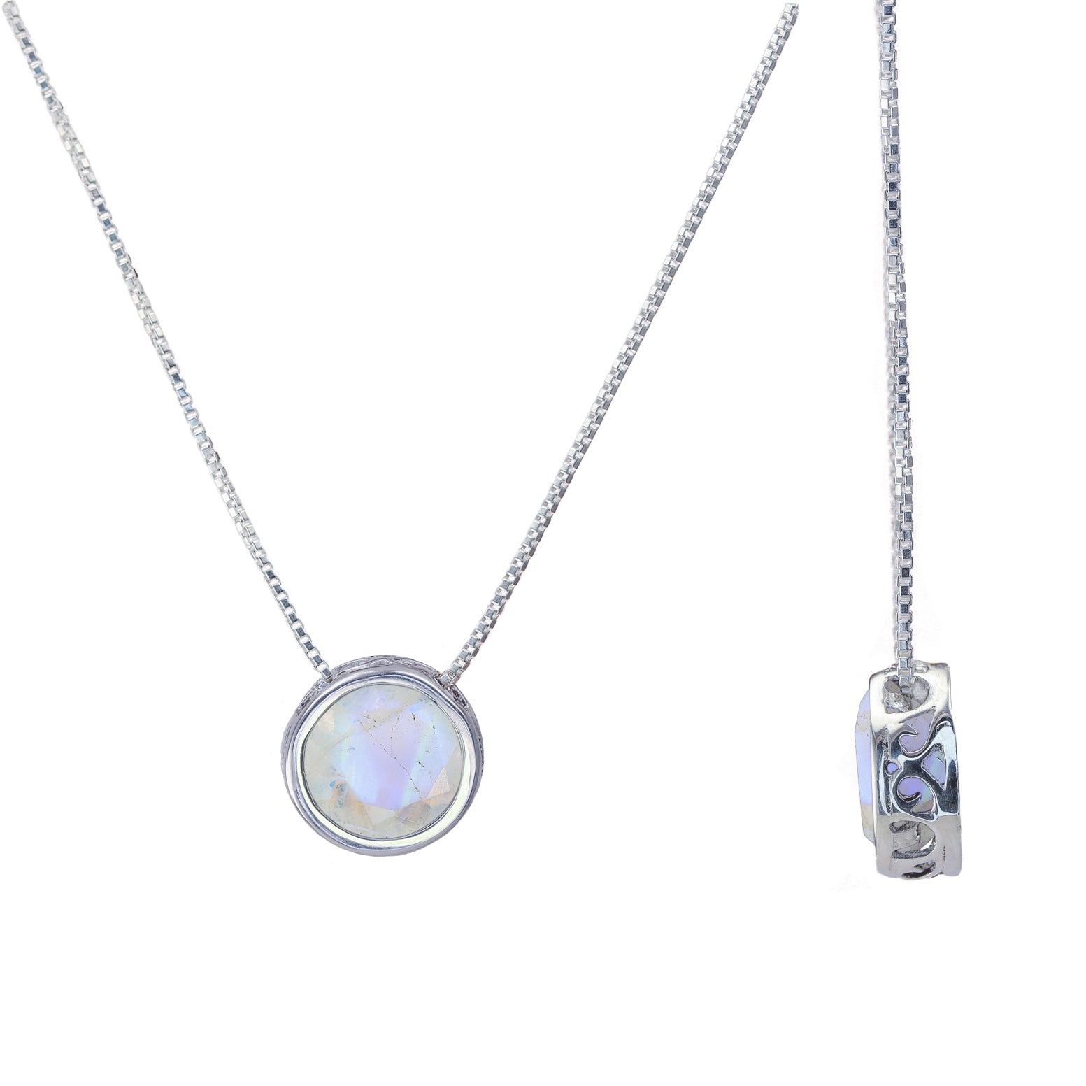 Solitaire Birthstone Slider Necklace