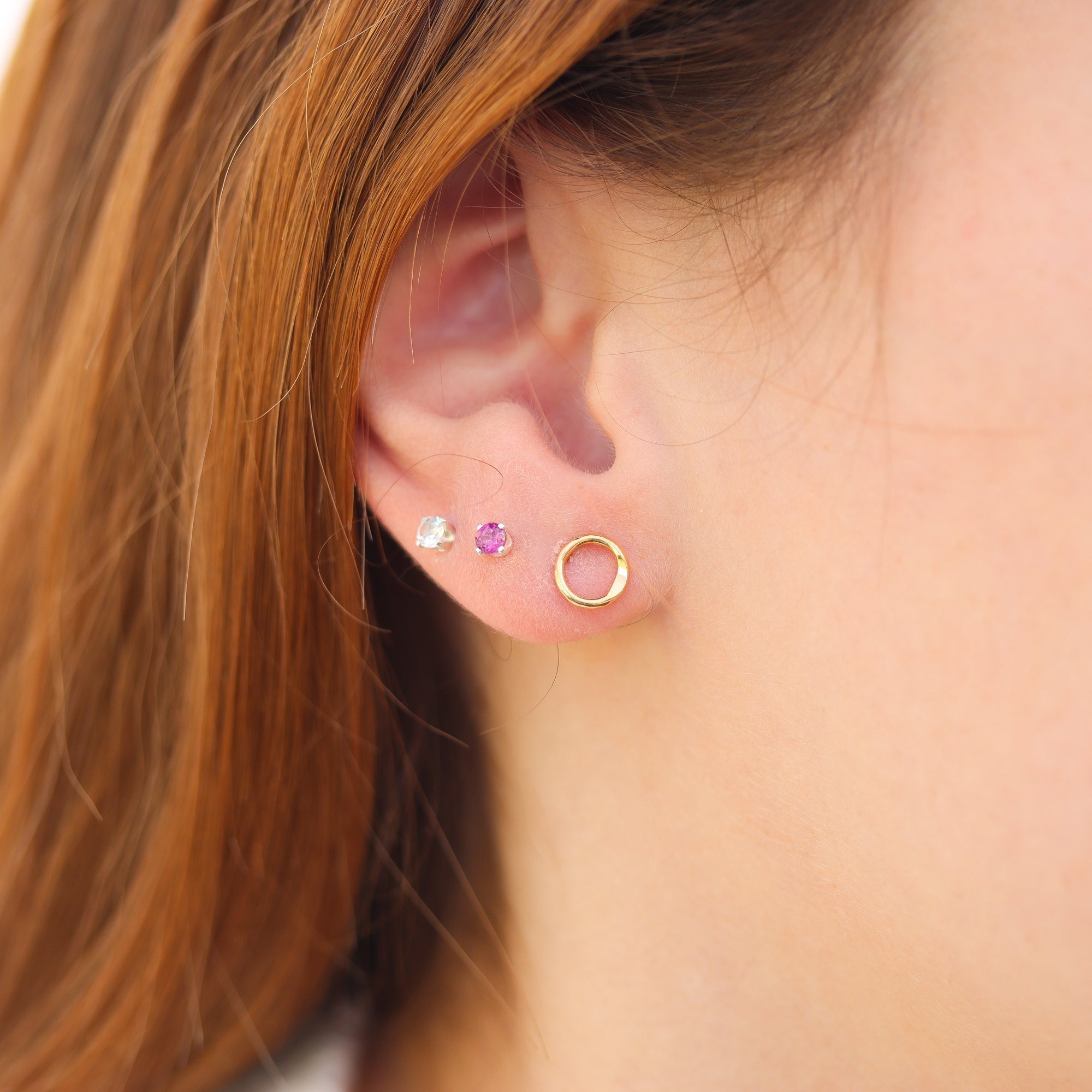 Tiny Circle Studs