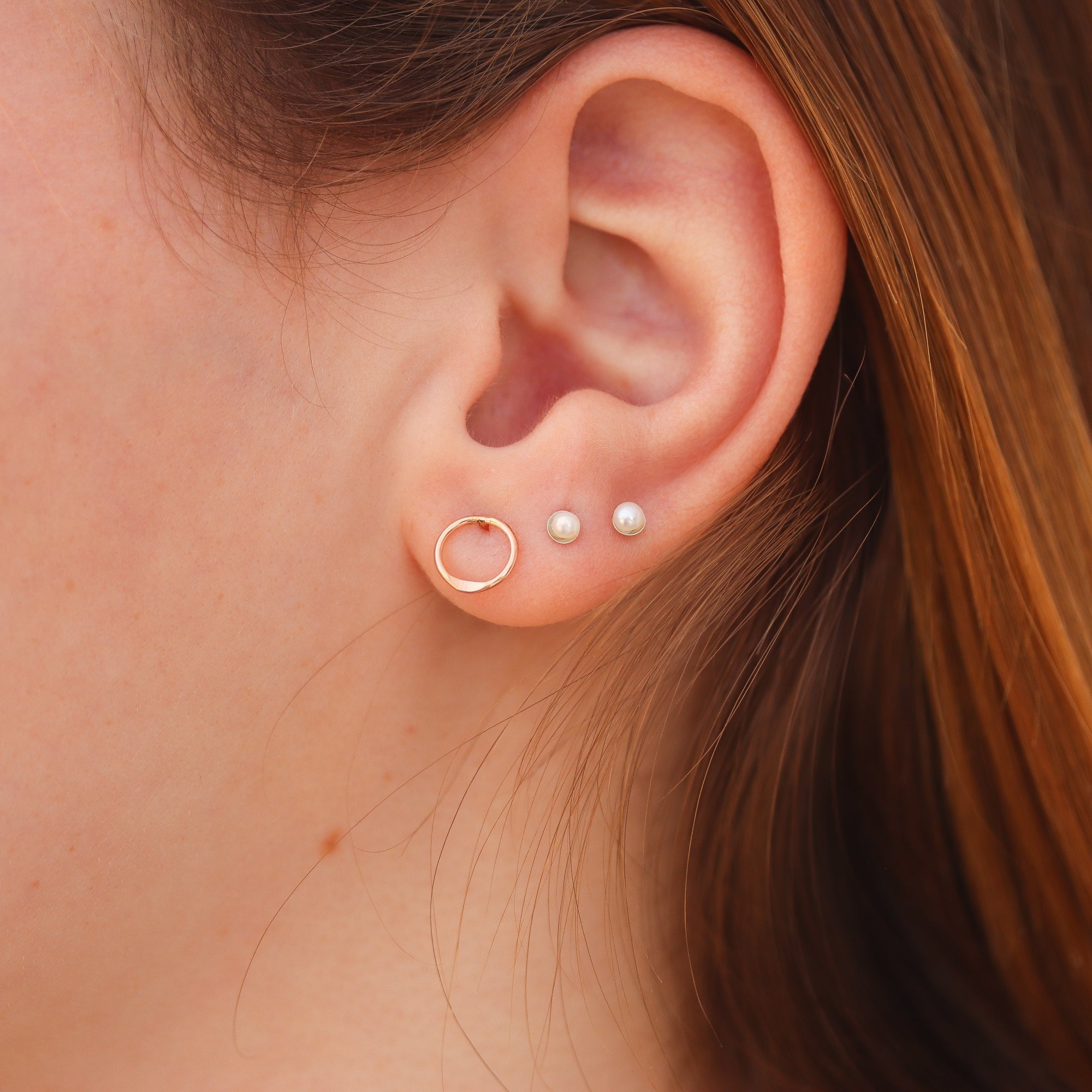 Tiny Circle Studs
