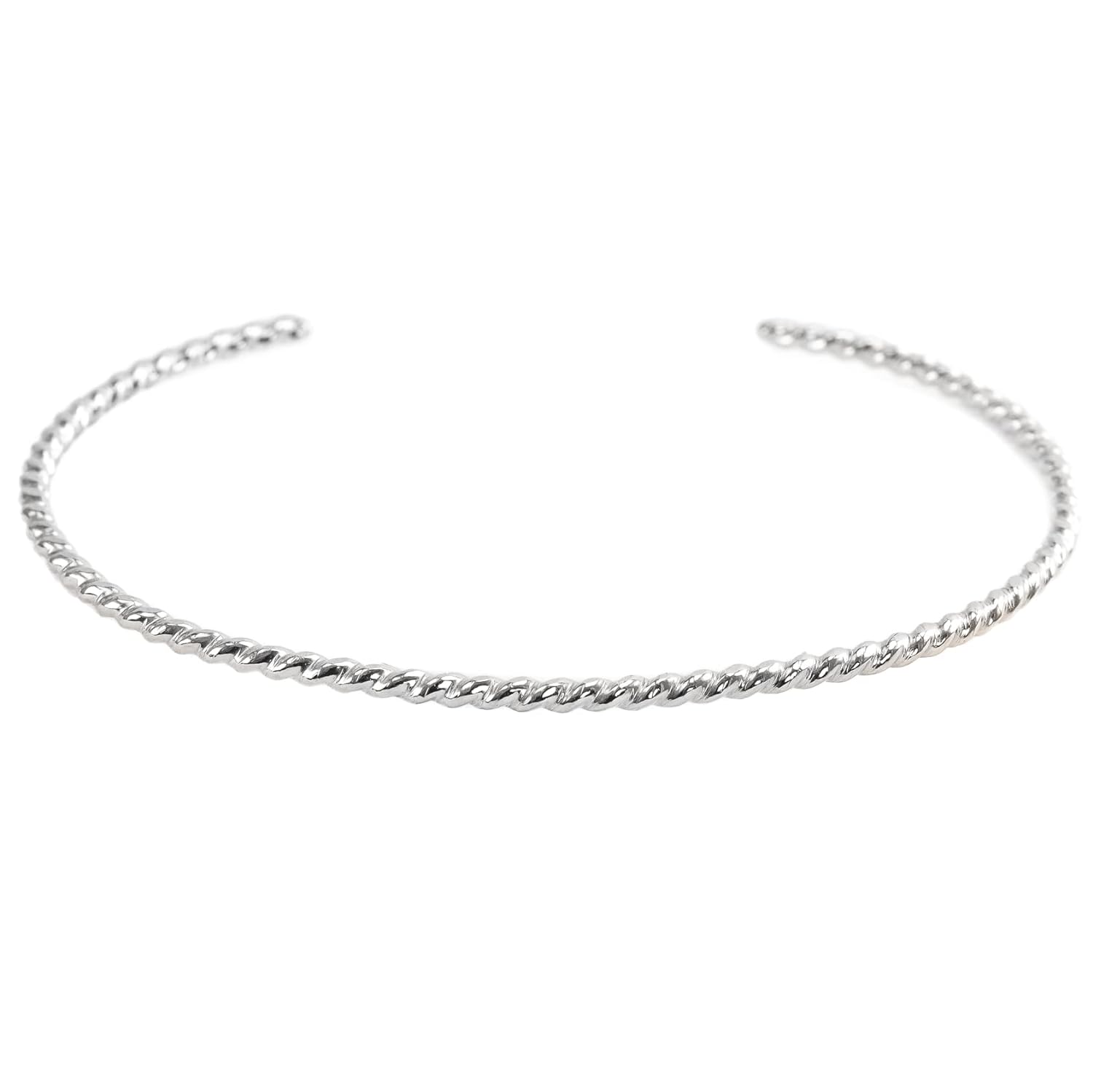 Silver Cuff Set - Matte and Ropes