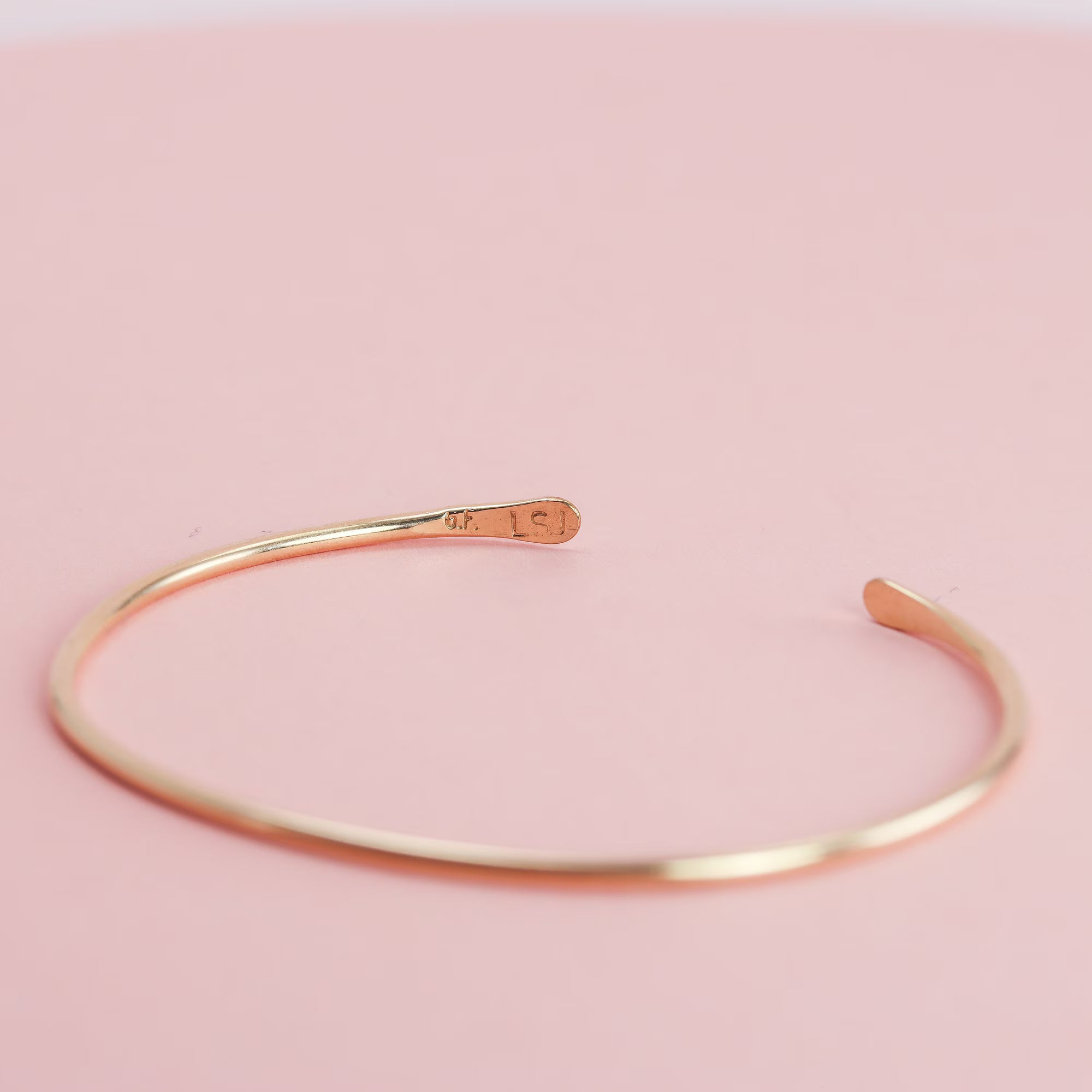 Smooth Thin Brass Cuff