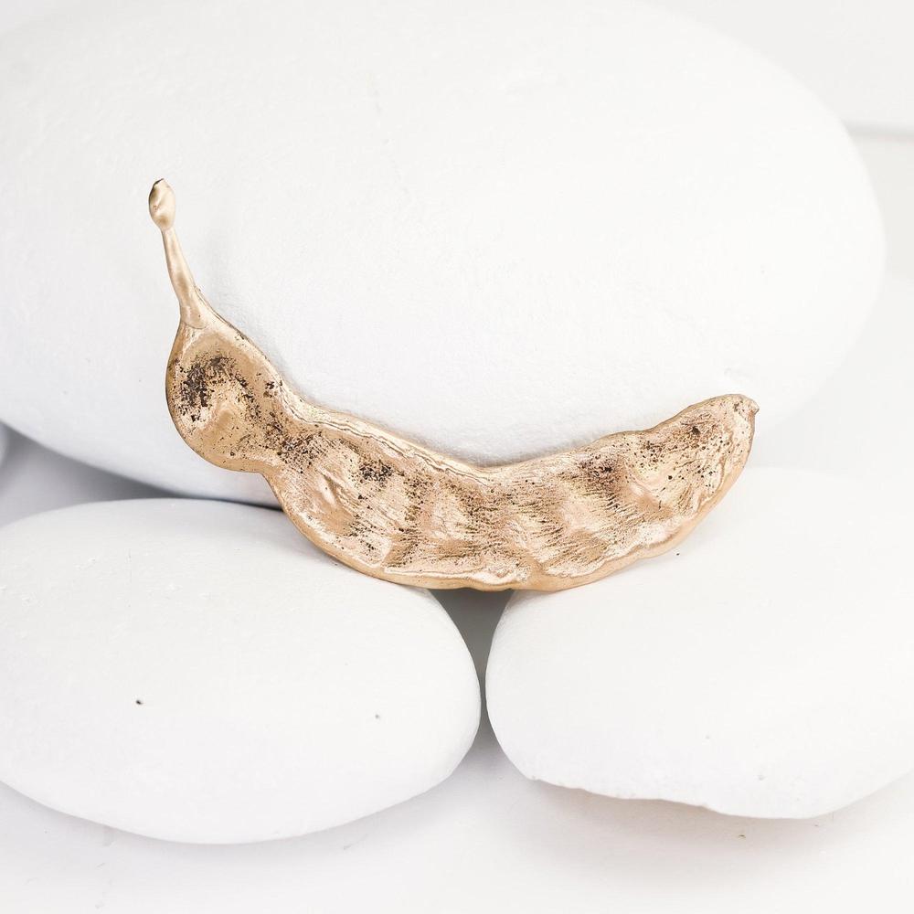 Bronze Mesquite Pod Objet d&