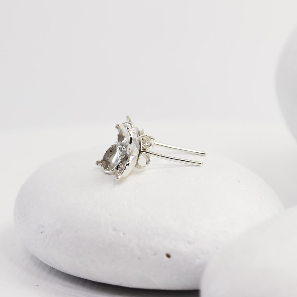 Succulent Flower Stud Earrings