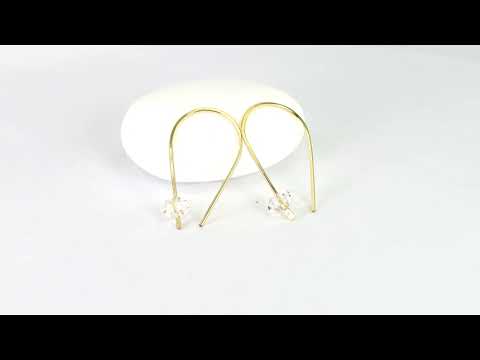 Herkimer Threader Earrings